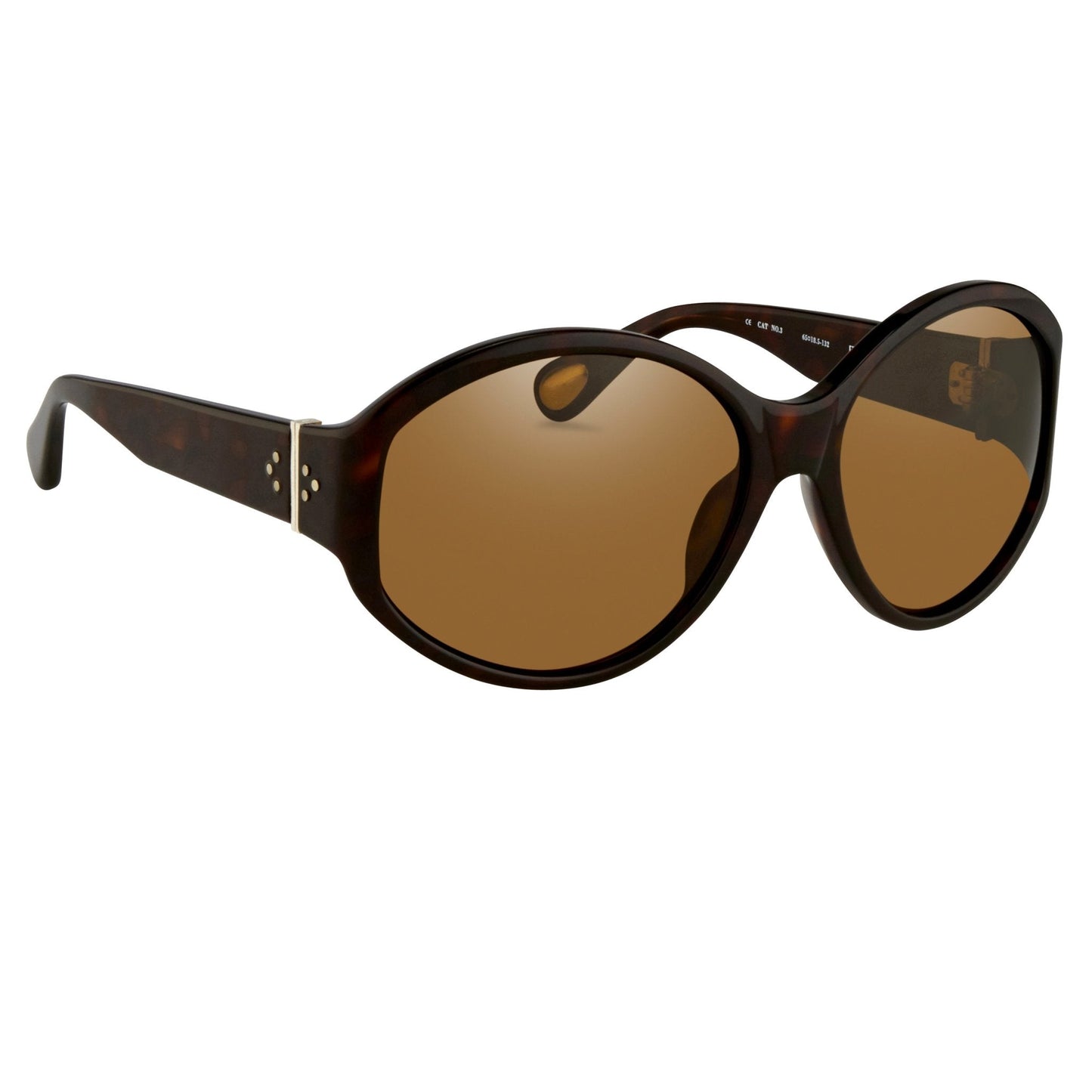 Ann Demeulemeester Ladies Sunglasses Oversized Tortoise Shell and Brown AD6C4SUN