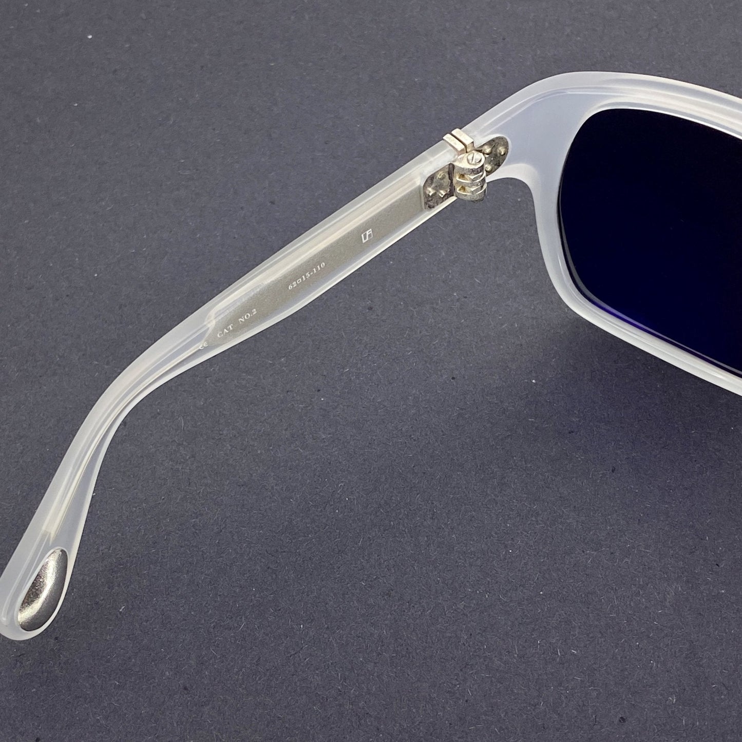 Ann Demeulemeester Sunglasses Oversized White and Grey AD31C4SUN
