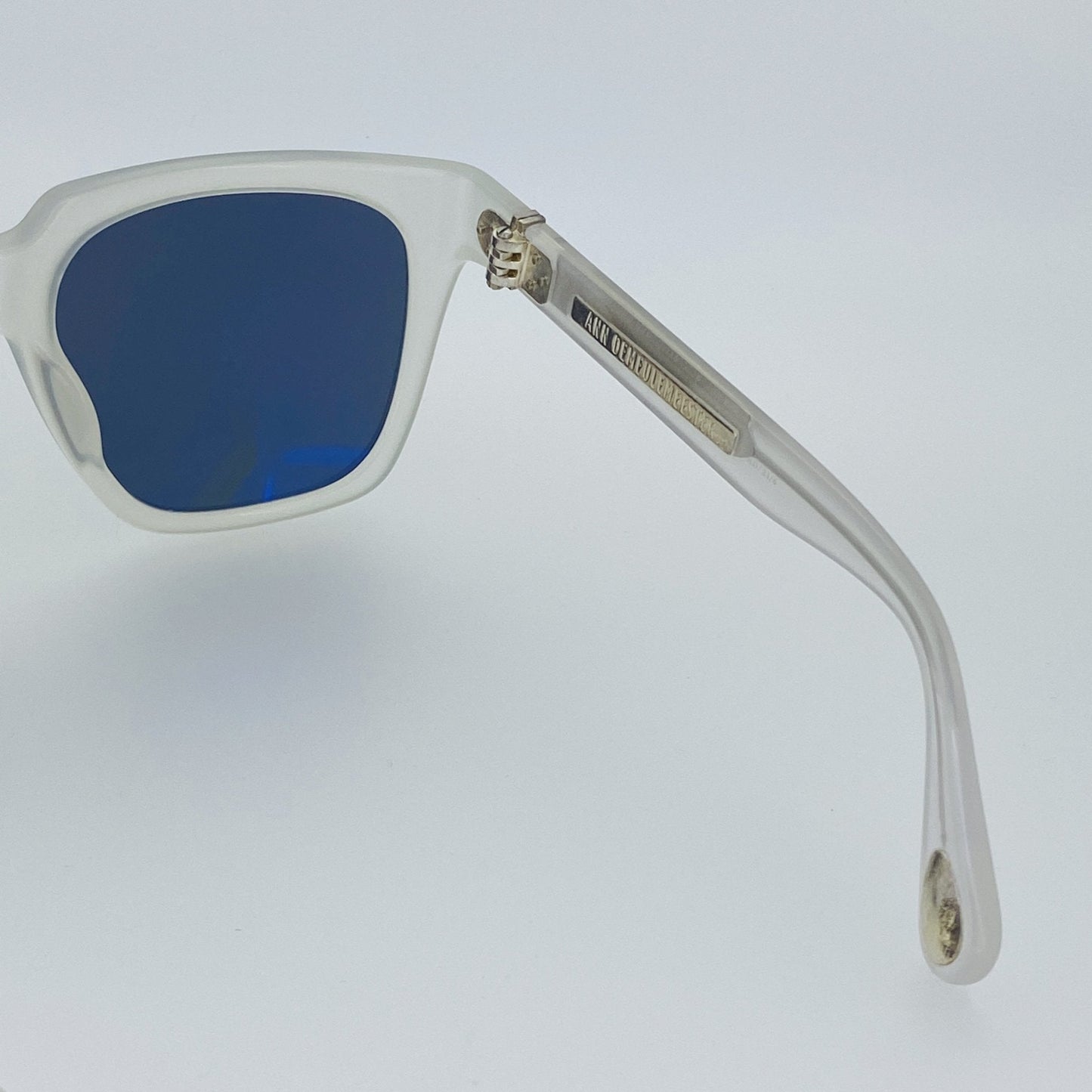 Ann Demeulemeester Sunglasses Oversized White and Solid Grey AD21C4SUN