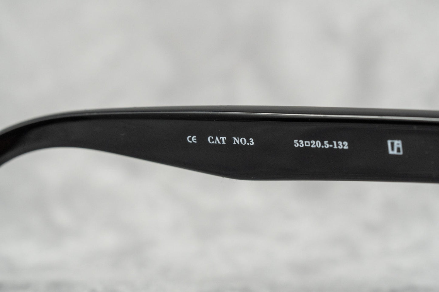 Ann Demeulemeester Sunglasses Rectangular Black and Grey