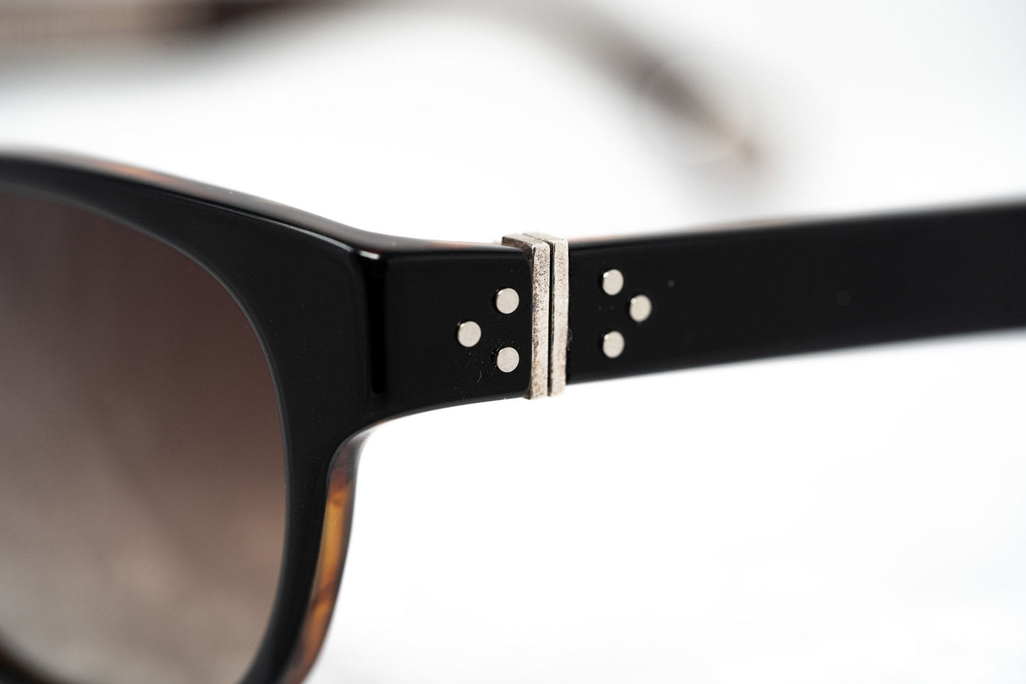 Ann Demeulemeester Ladies Sunglasses Black Tortoise Shell and Brown AD15C10SUN