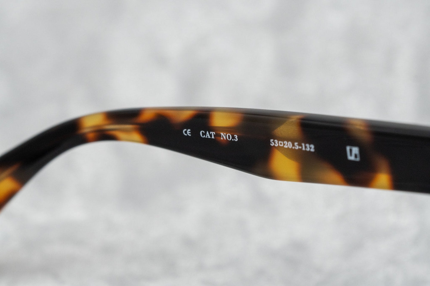 Ann Demeulemeester Sunglasses Rectangular Tortoise Shell and Grey