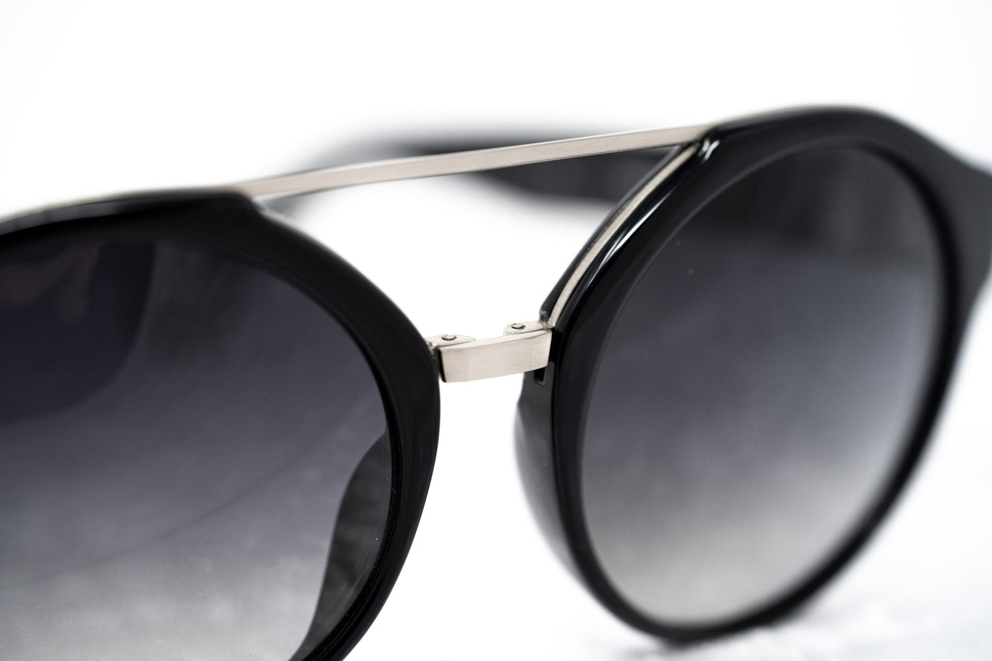Ann Demeulemeester Sunglasses Round Black and Grey Graduated AD45C1SUN