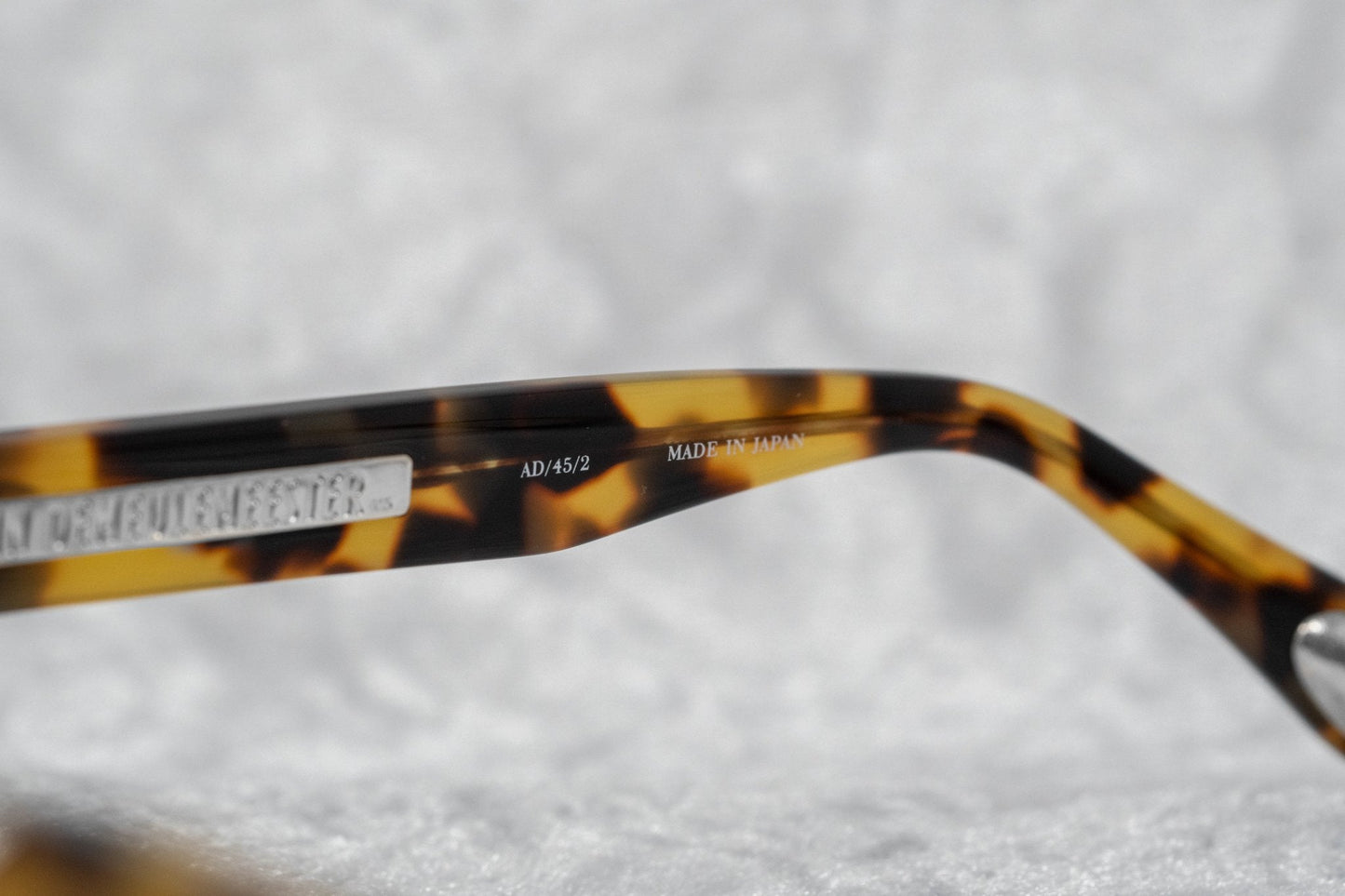 Ann Demeulemeester Sunglasses Round Tortoise Shell Titanium with Brown AD45C2SUN