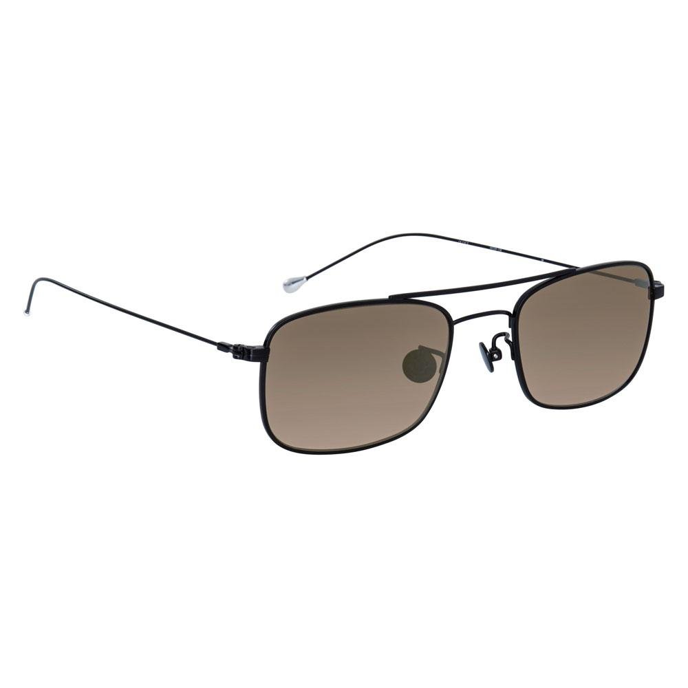 Ann Demeulemeester Men's Sunglasses Black Titanium and Bronze AD46C4SUN