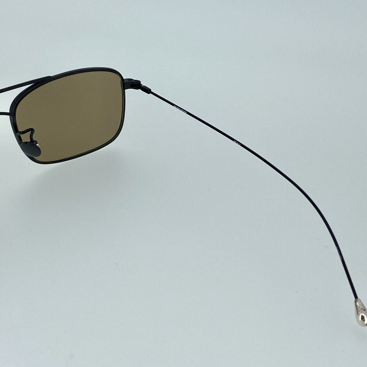 Ann Demeulemeester Men's Sunglasses Black Titanium and Bronze AD46C4SUN