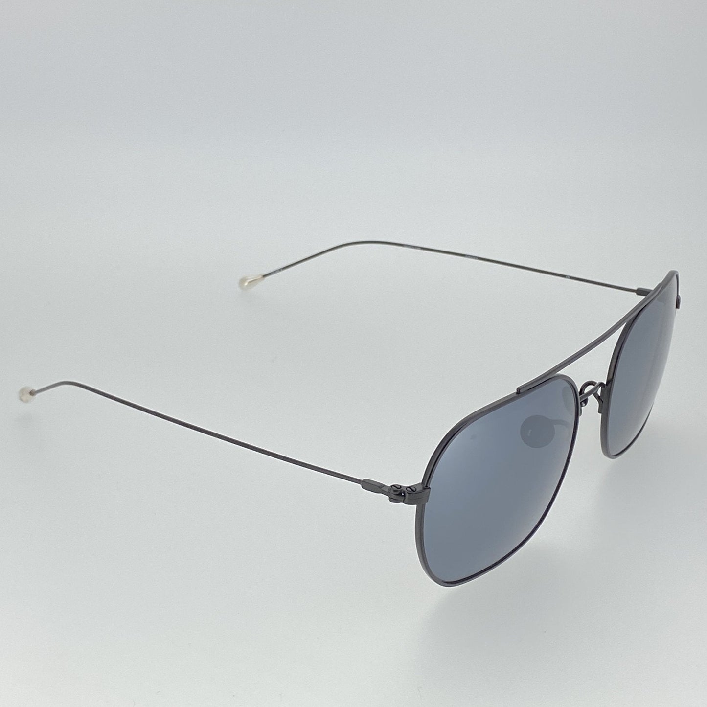 Ann Demeulemeester Men's Sunglasses Matte Black and Silver AD63C4SUN