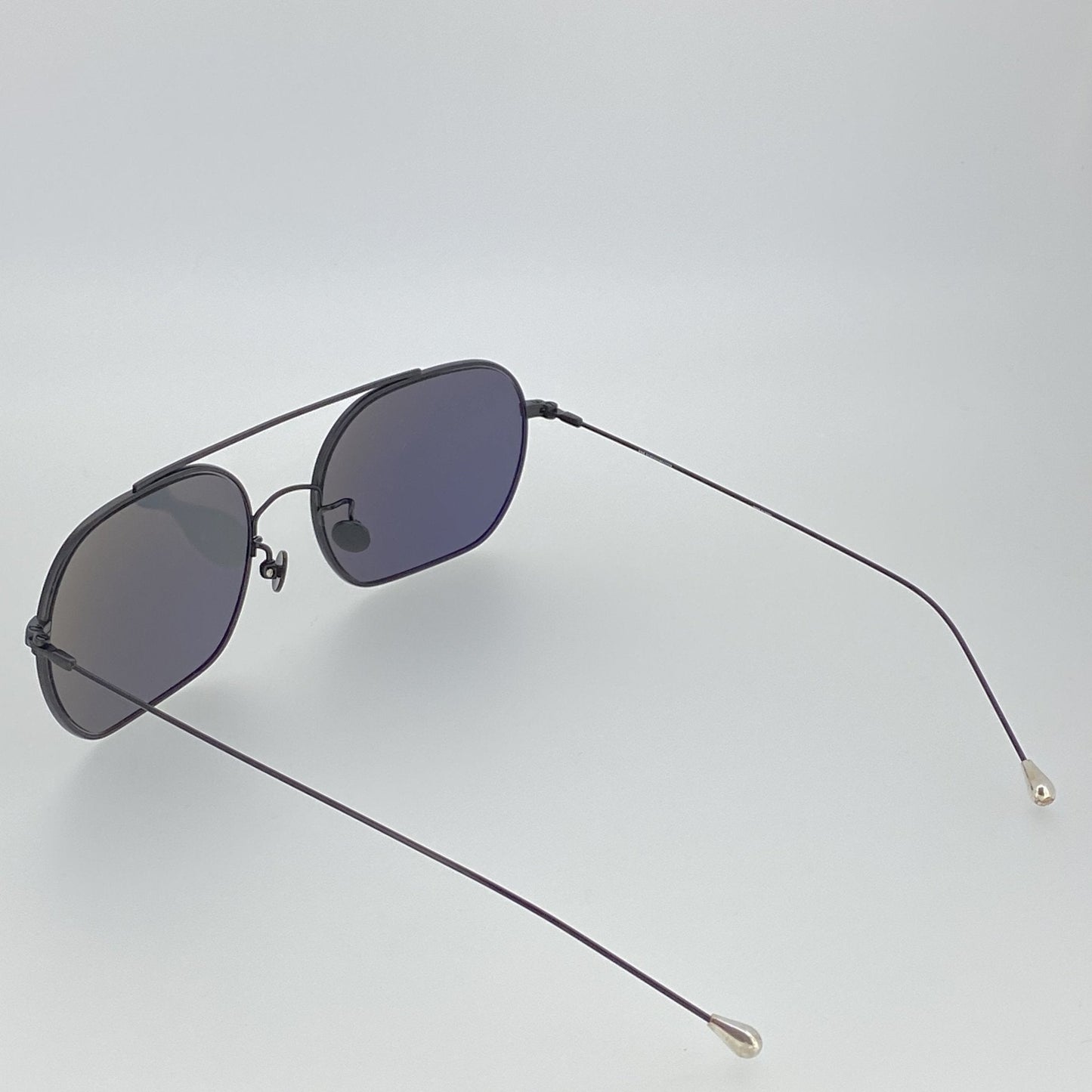 Ann Demeulemeester Men's Sunglasses Matte Black and Silver AD63C4SUN
