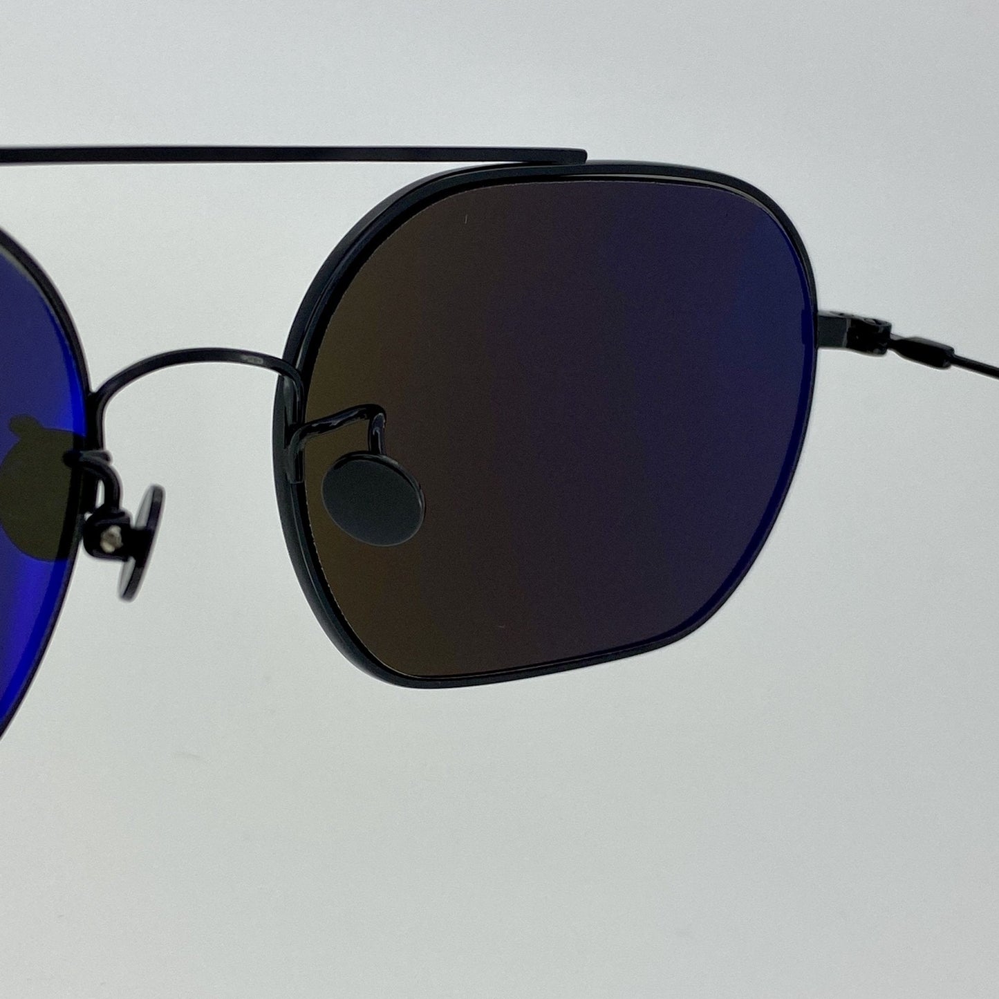 Ann Demeulemeester Sunglasses Shiny Black and Grey