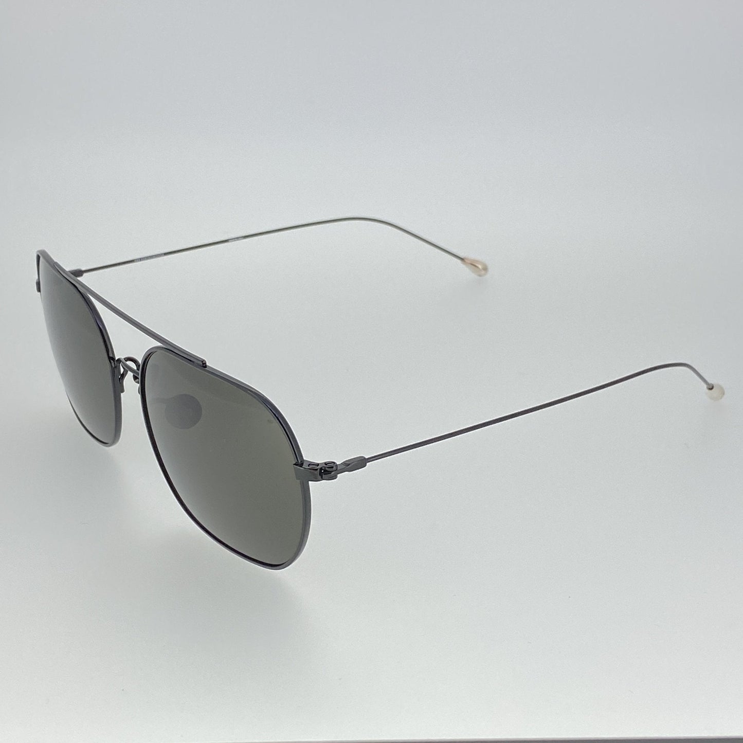 Ann Demeulemeester Sunglasses Shiny Black and Grey