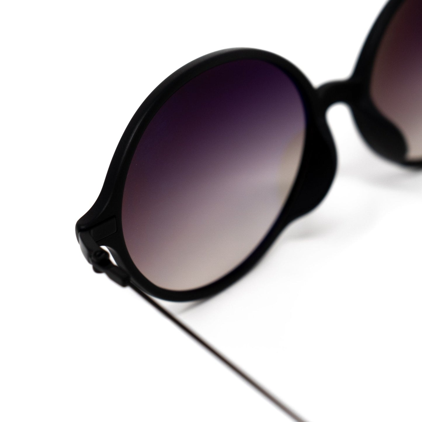 Ann Demeulemeester Unisex Sunglasses Oval Black and Grey