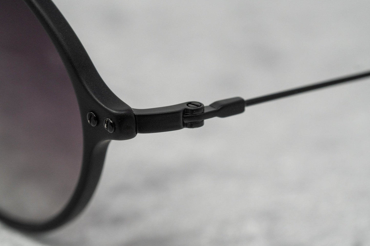Ann Demeulemeester Unisex Sunglasses Oval Black and Grey