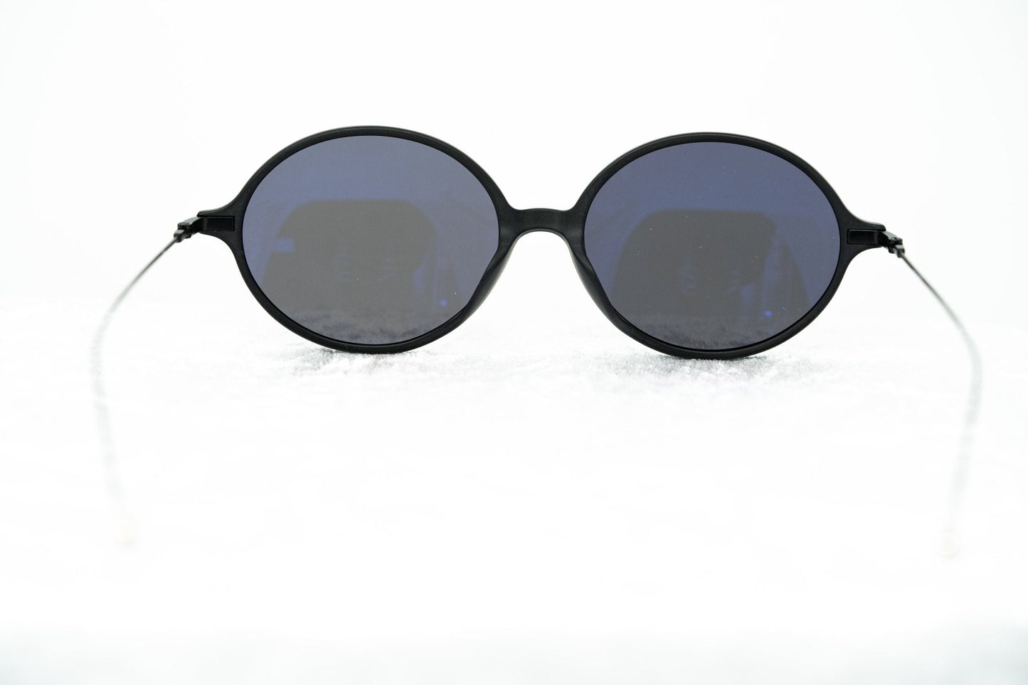 Ann Demeulemeester Sunglasses Oval Matte Black and Grey AD64C4SUN
