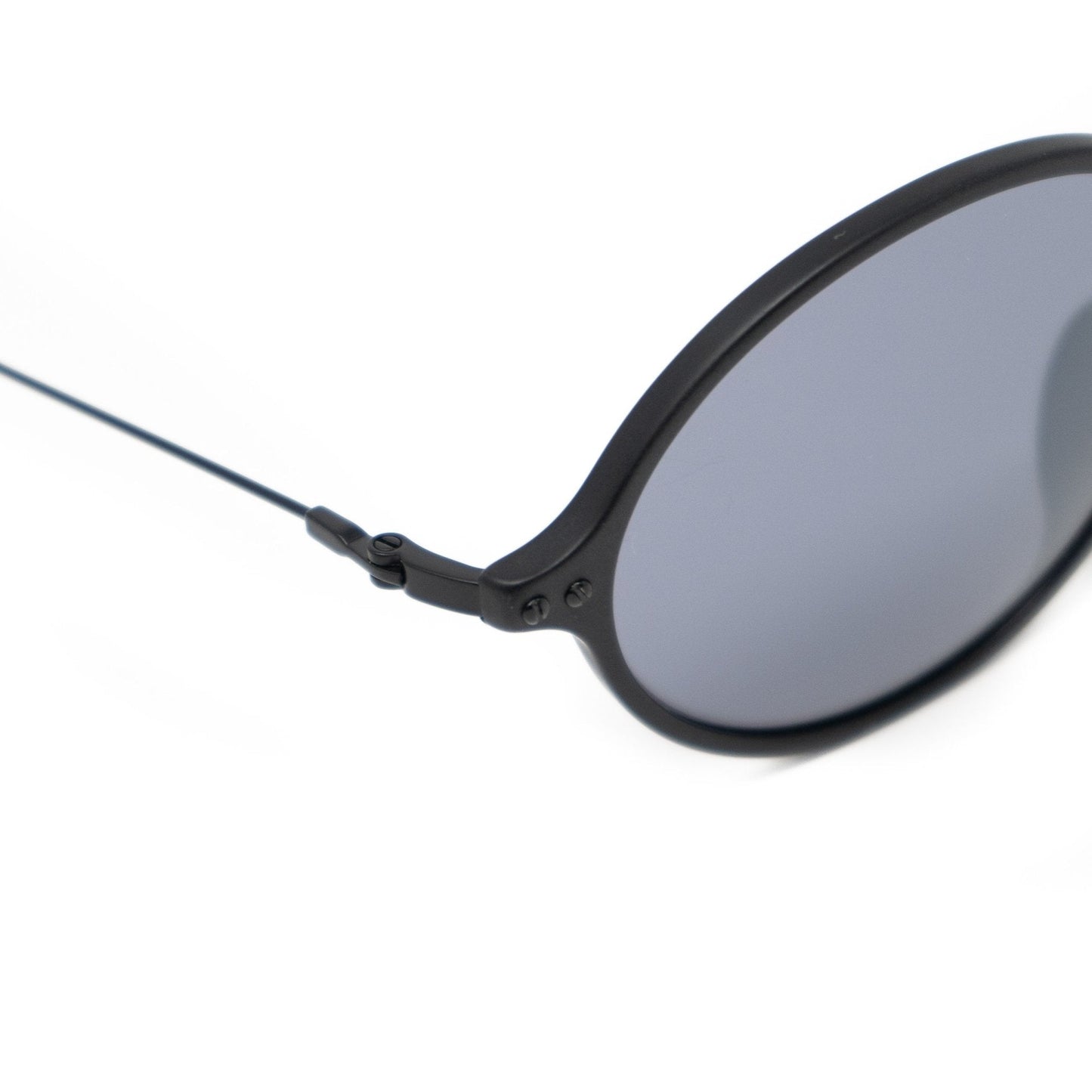 Ann Demeulemeester Sunglasses Oval Matte Black and Grey AD64C4SUN