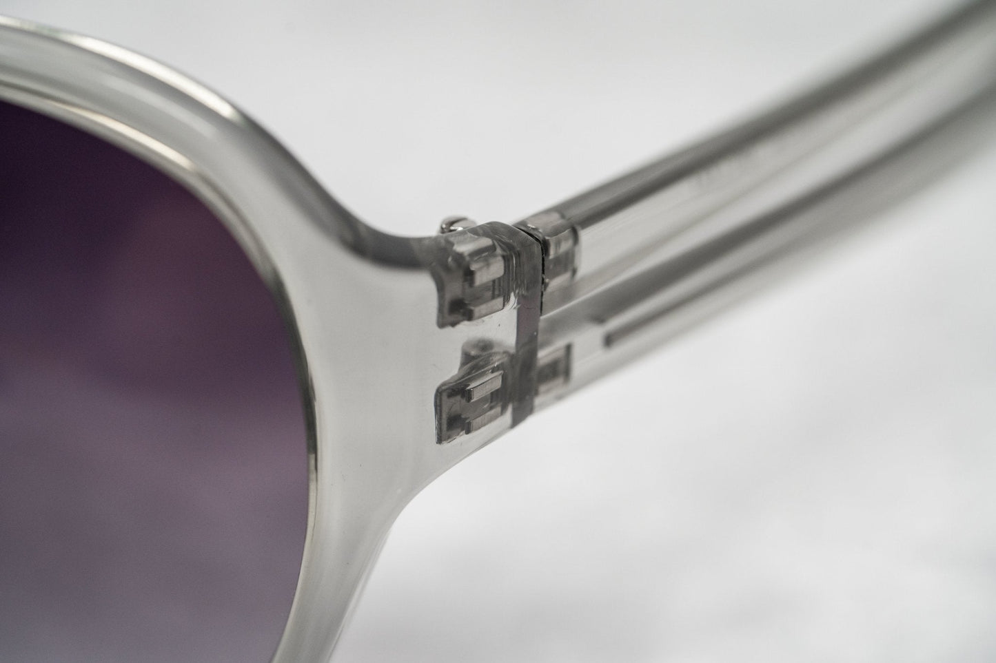 Boris Bidjan Saberi Sunglasses Translucent Smoke and Purple