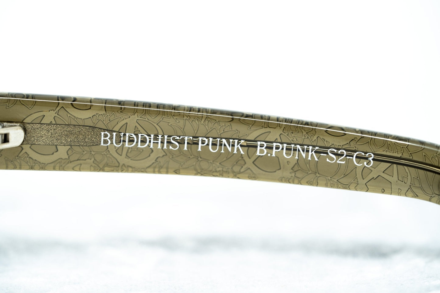 Buddhist Punk Sunglasses Rectangular Khaki and Brown
