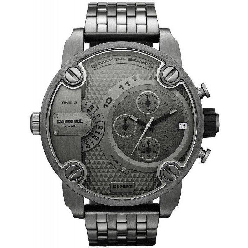 Diesel Men's Chronograph Watch Little Daddy Gun Metal