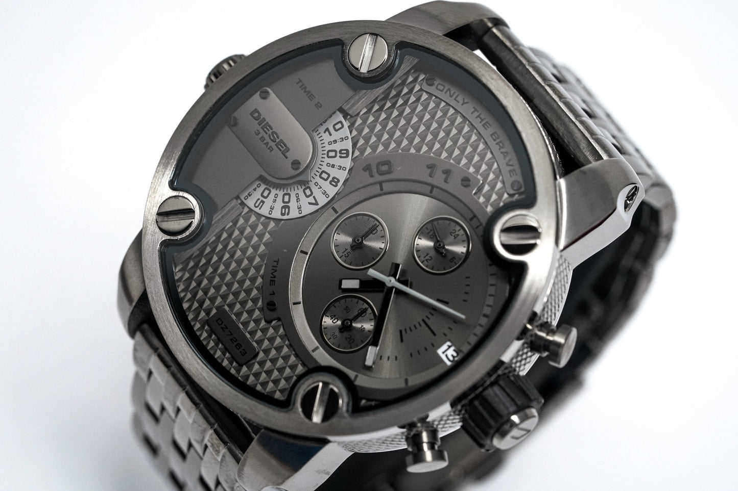 Diesel Men's Chronograph Watch Little Daddy Gun Metal