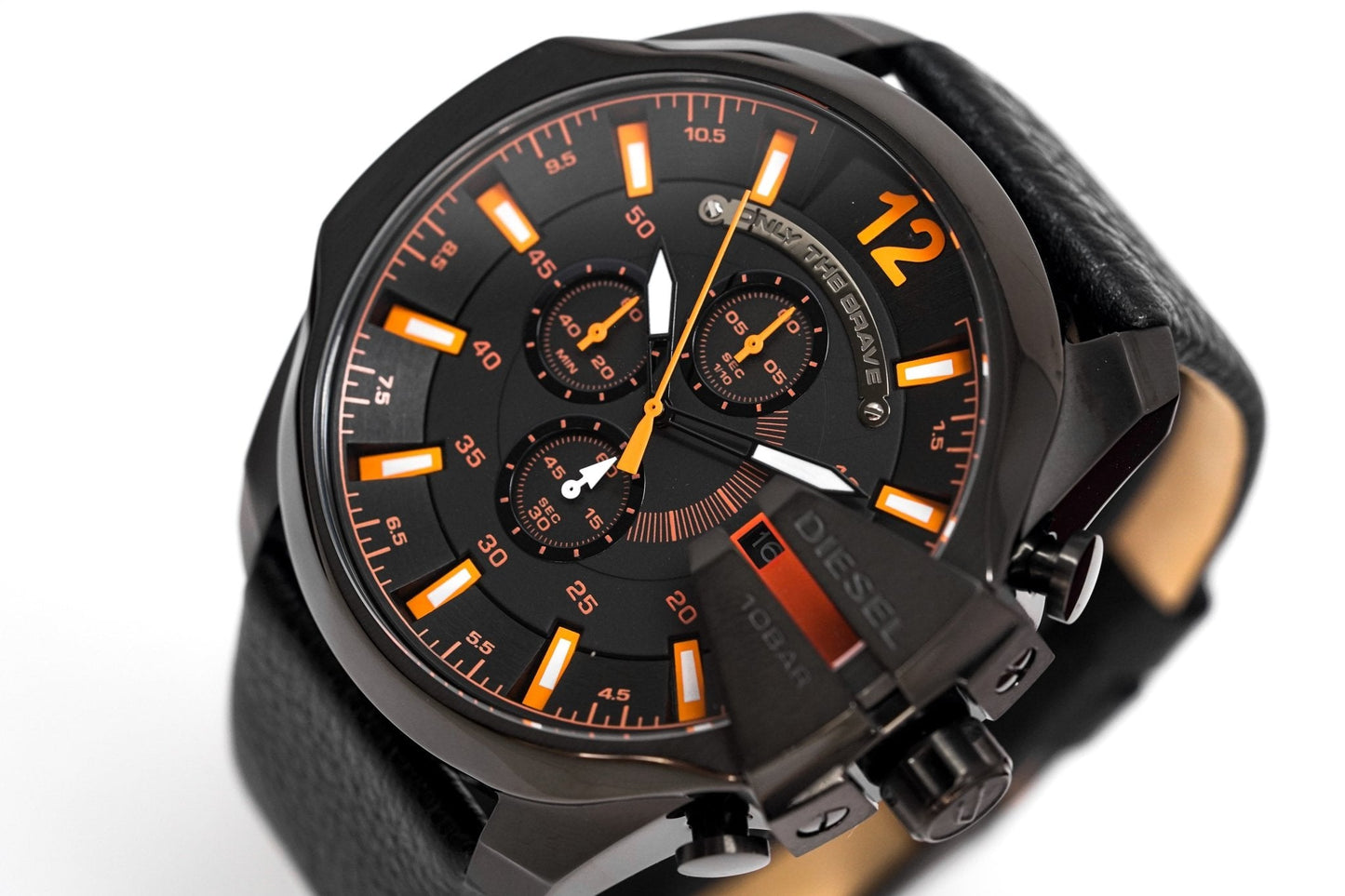 Diesel Men's Chronograph Watch Mega Chief Black