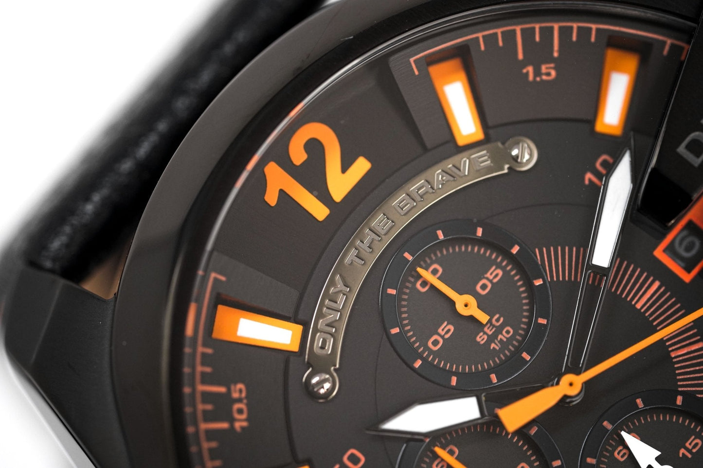 Diesel Men's Chronograph Watch Mega Chief Black