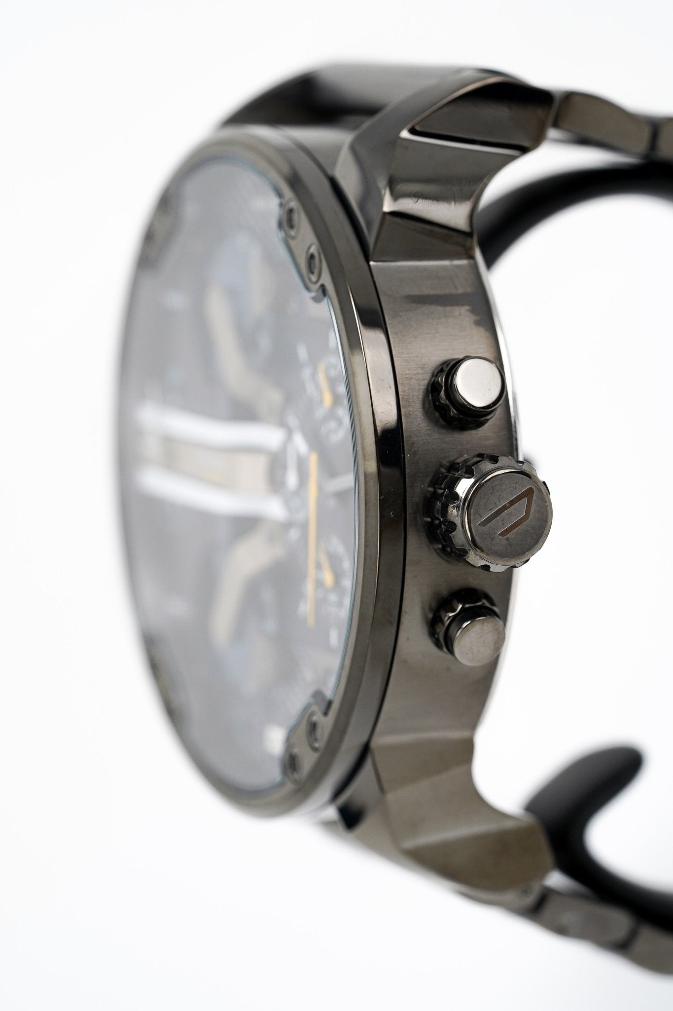 Diesel Men's Chronograph Watch Mr Daddy 2.0 Black Blue DZ7331