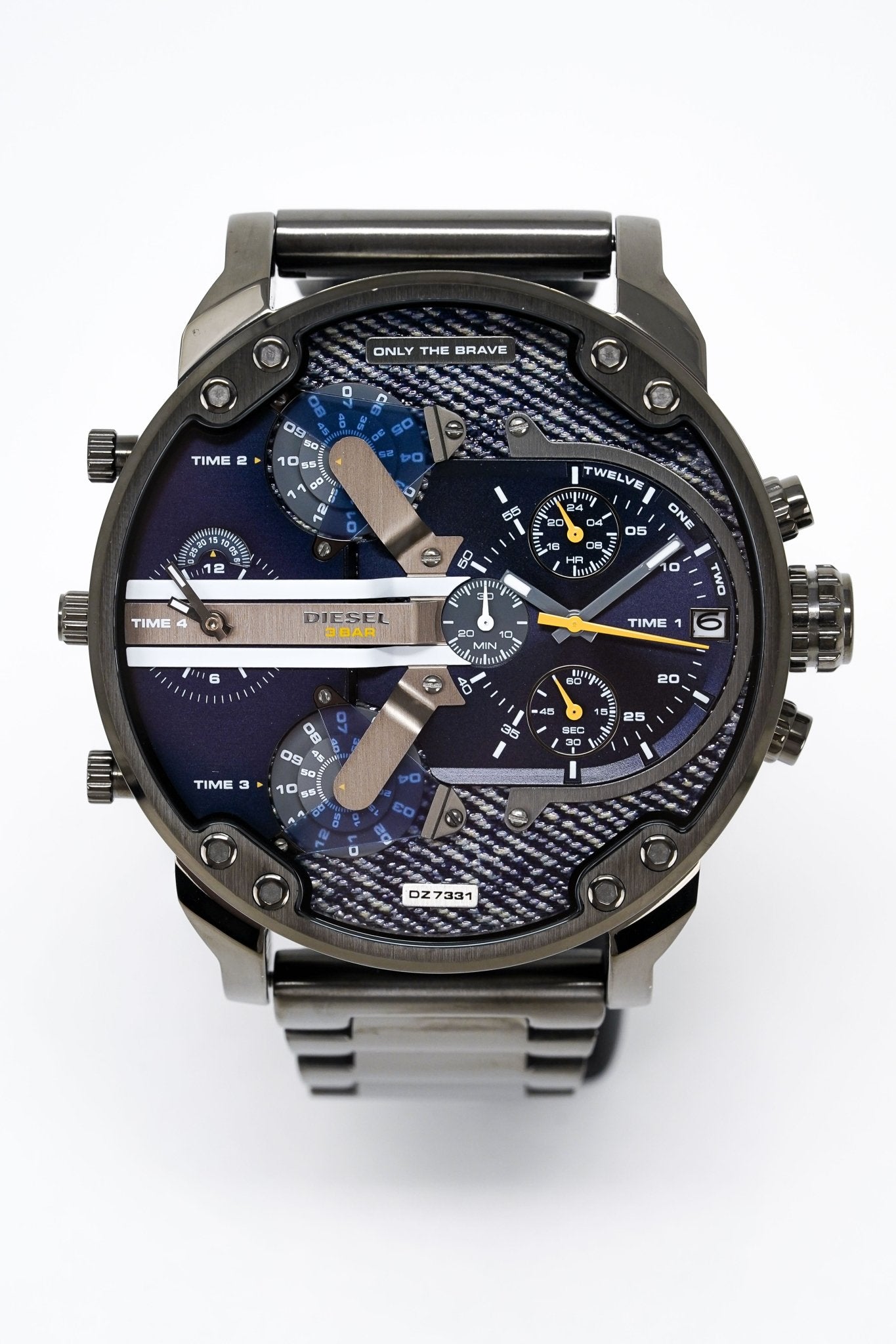 Diesel Men's Chronograph Watch Mr Daddy 2.0 Black Blue DZ7331