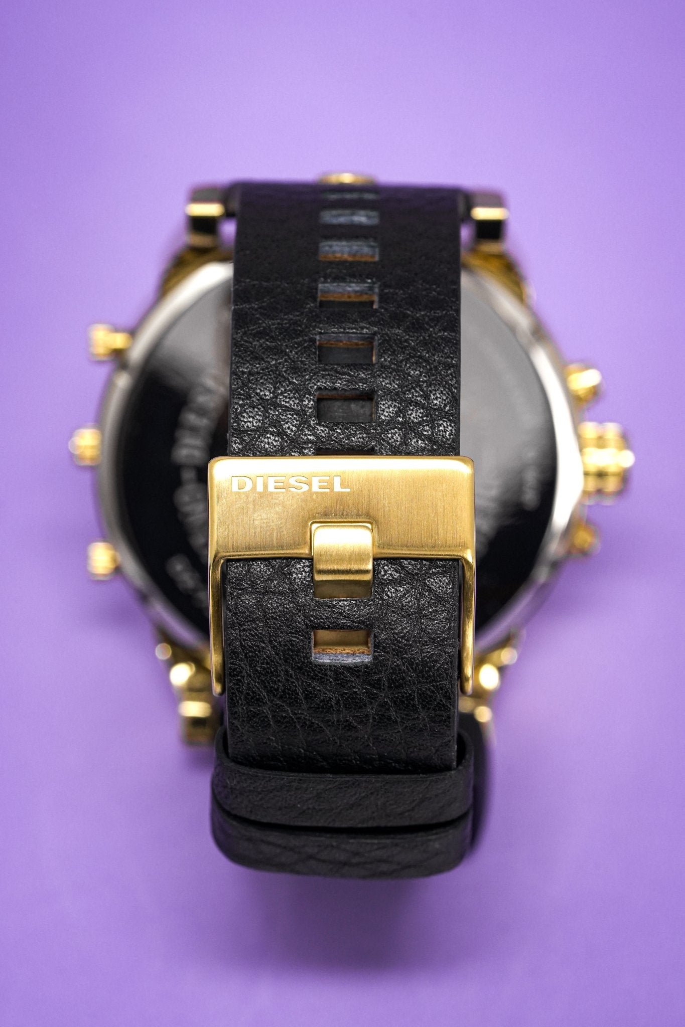 Diesel Men's Watch Chronograph Mr Daddy 2.0 Black Gold