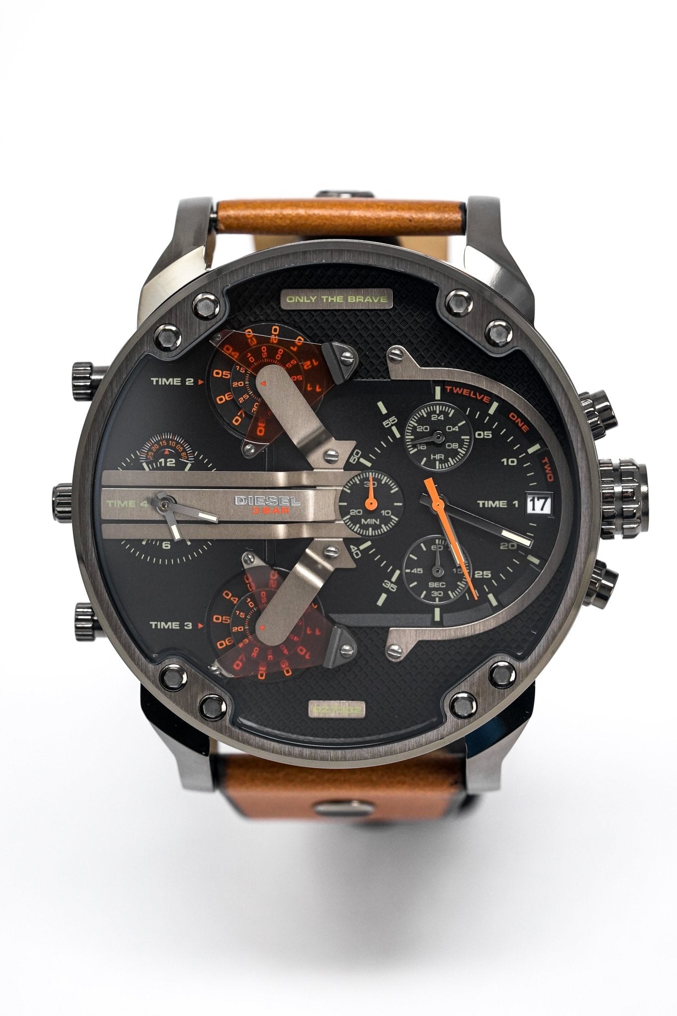 Diesel Men's Chronograph Watch Mr Daddy 2.0 Gun Metal DZ7332