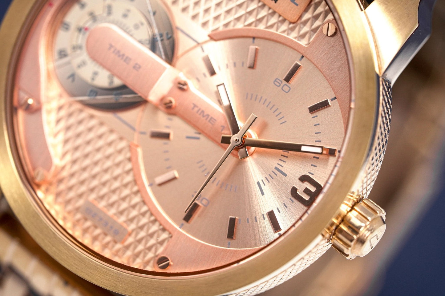 Diesel Men's Watch Mini Daddy Rose Gold