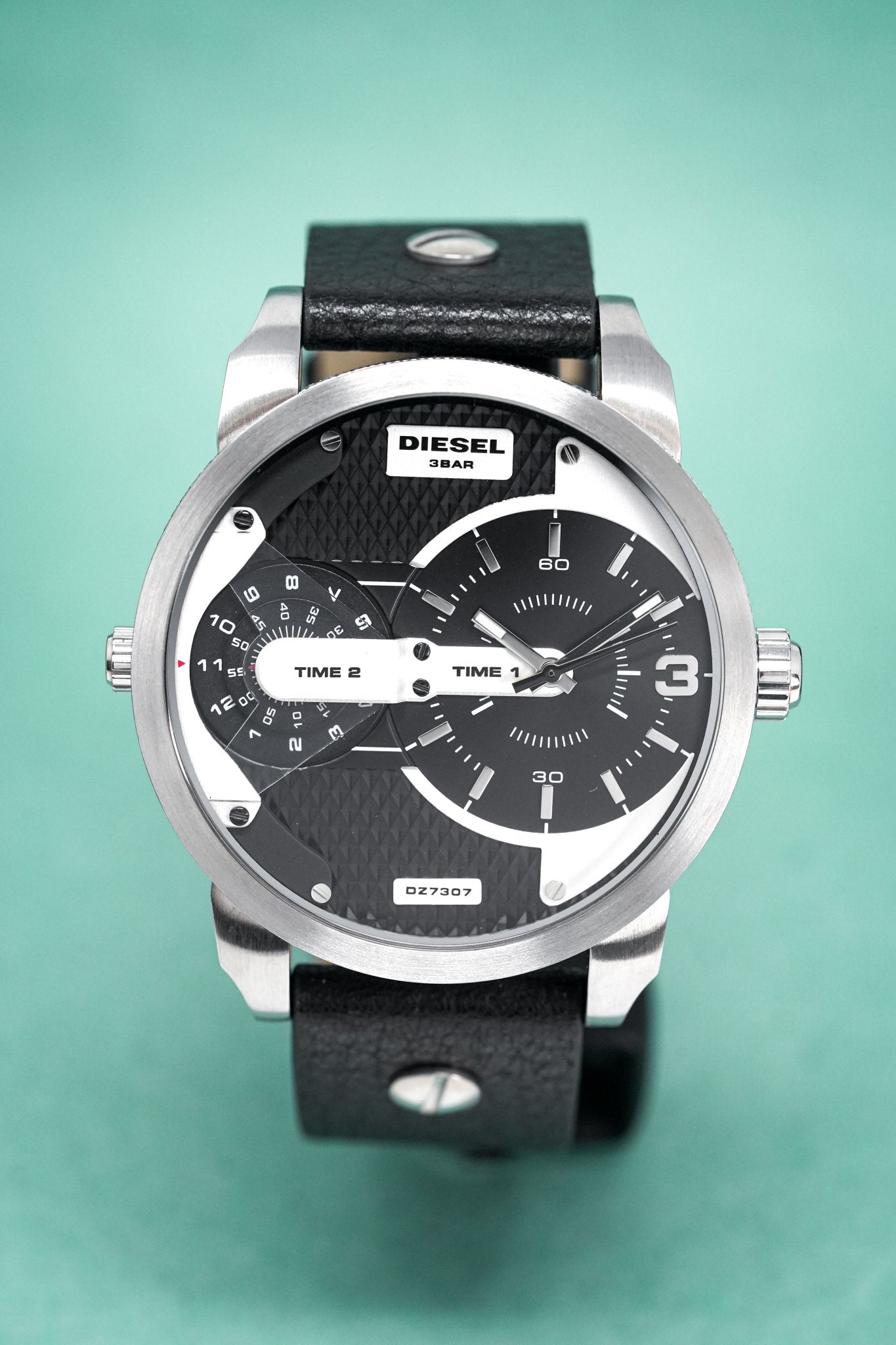Diesel Men's Watch Mini Daddy Silver Black