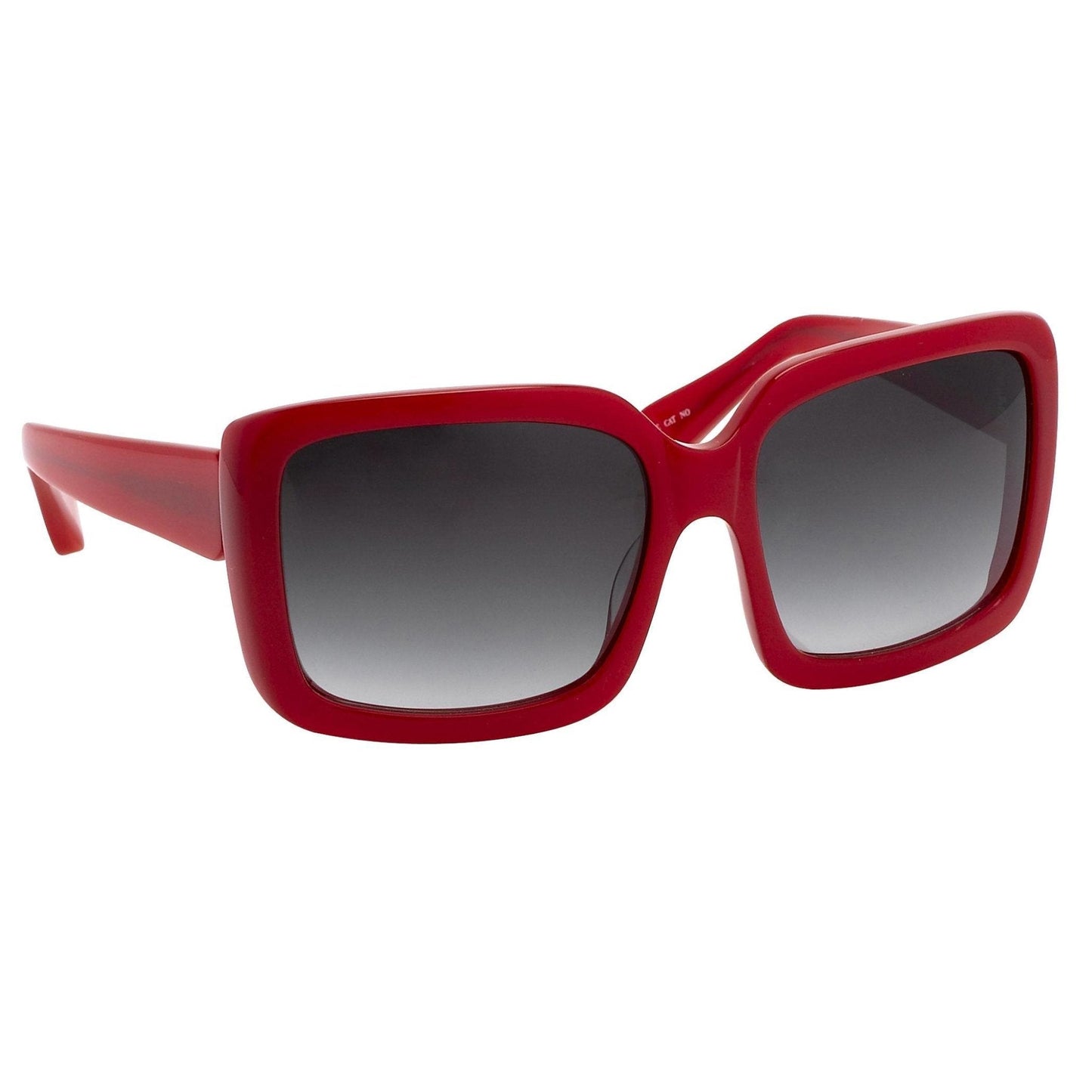 Eley Kishimoto Sunglasses Oversized Rectangular Red and Grey