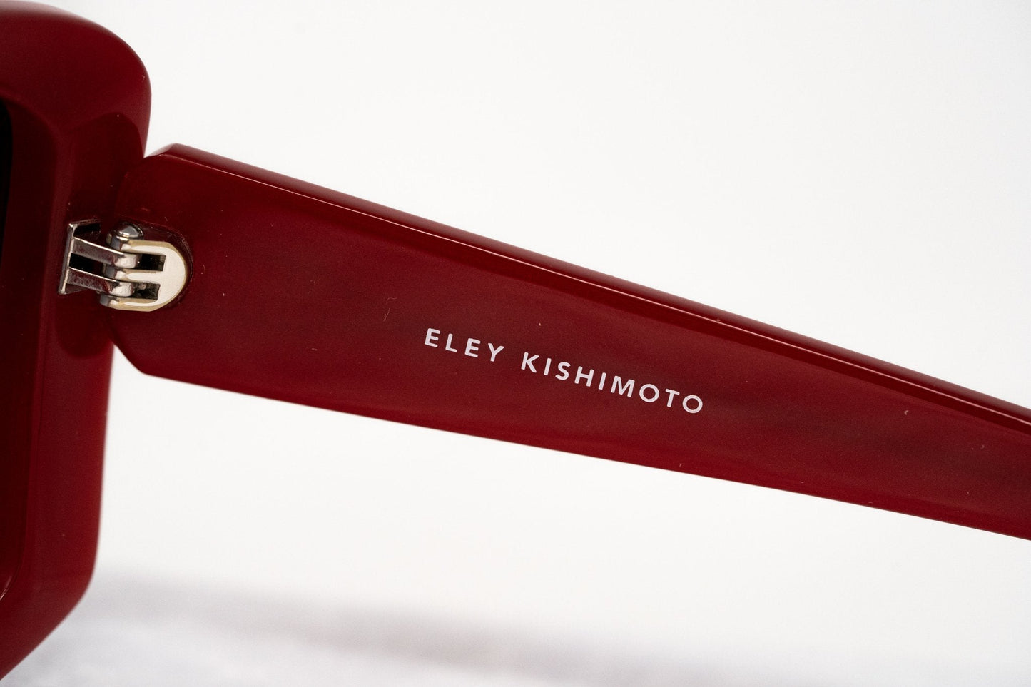 Eley Kishimoto Sunglasses Oversized Rectangular Red and Grey