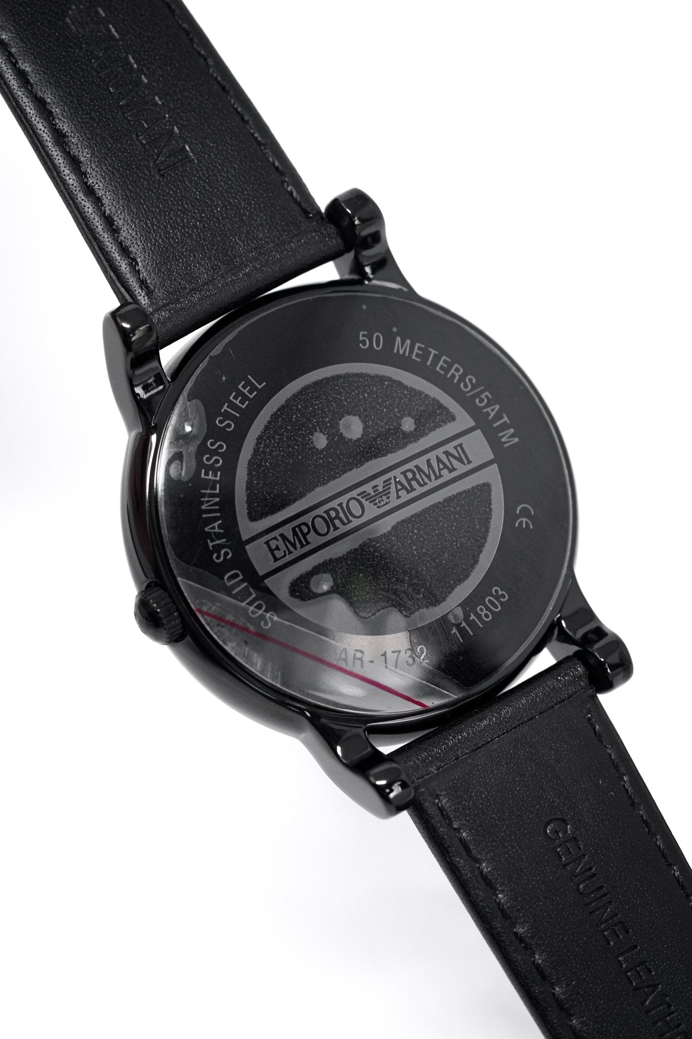 Emporio Armani Men's Classic Watch Black PVD AR1732