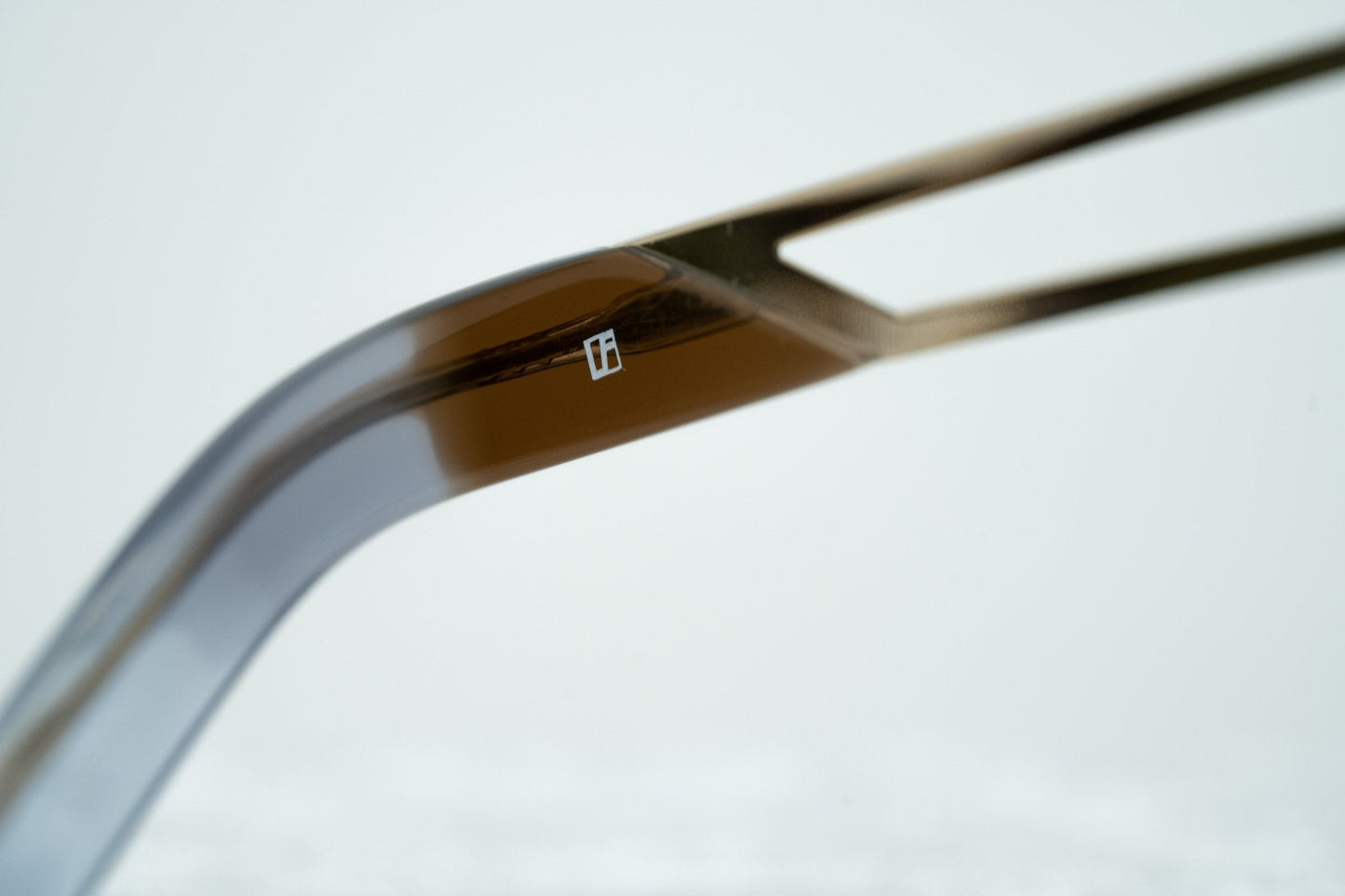Erdem Sunglasses Cat Eye Gold and Brown
