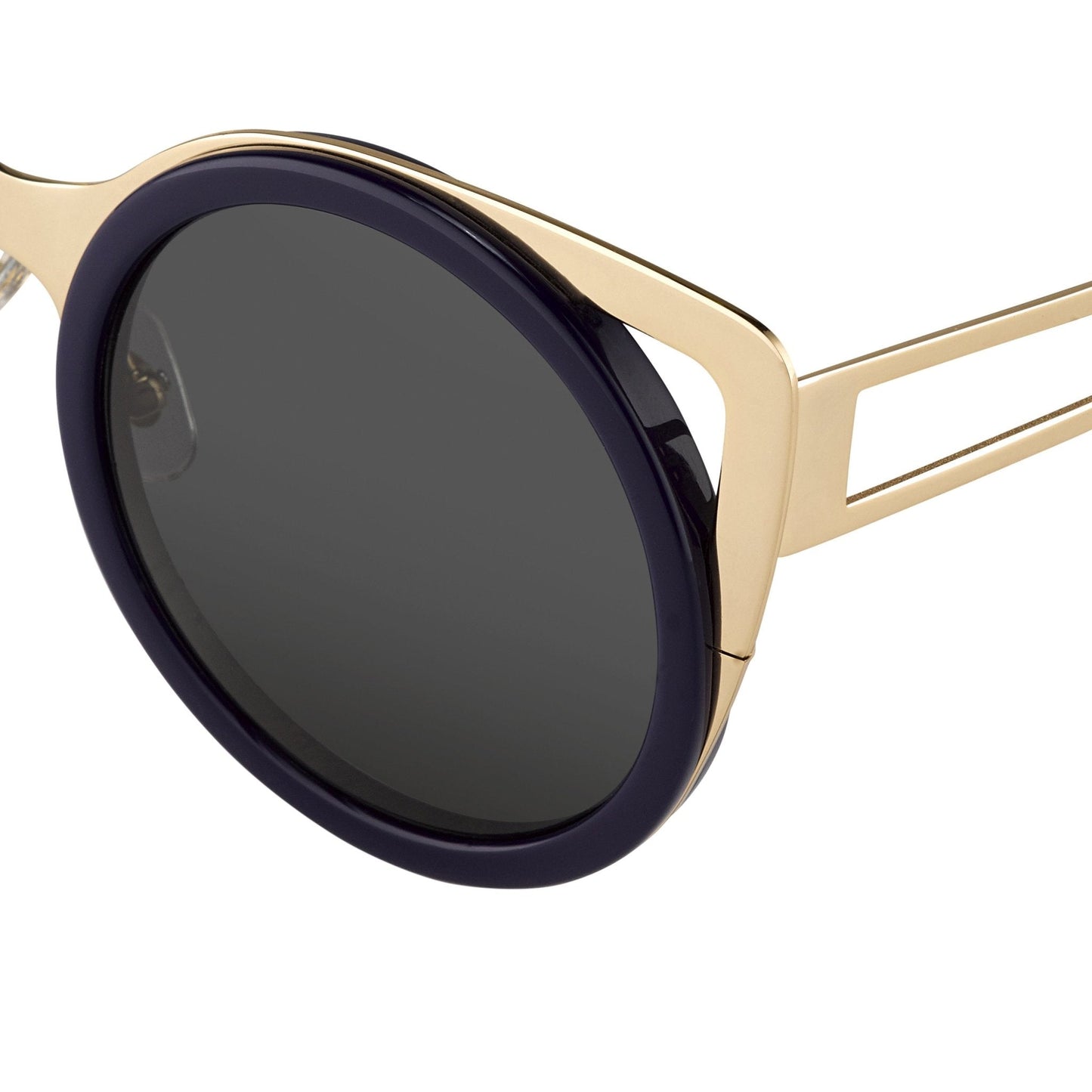 Erdem Ladies Sunglasses Cat Eye Navy and Grey EDM4C5SUN