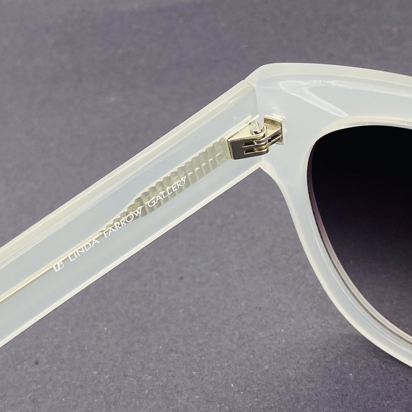 Erdem Sunglasses D-Frame White and Grey