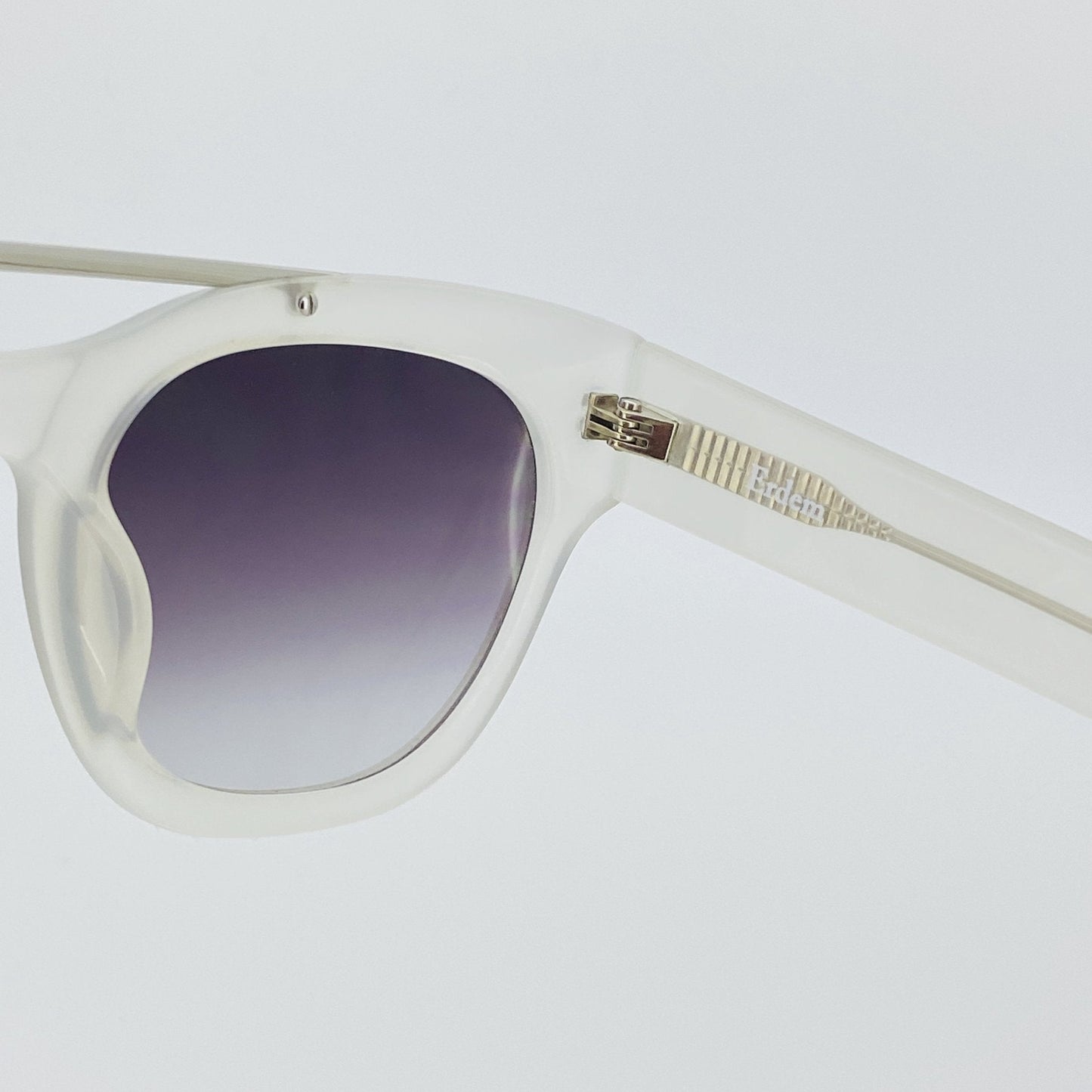Erdem Sunglasses D-Frame White and Grey