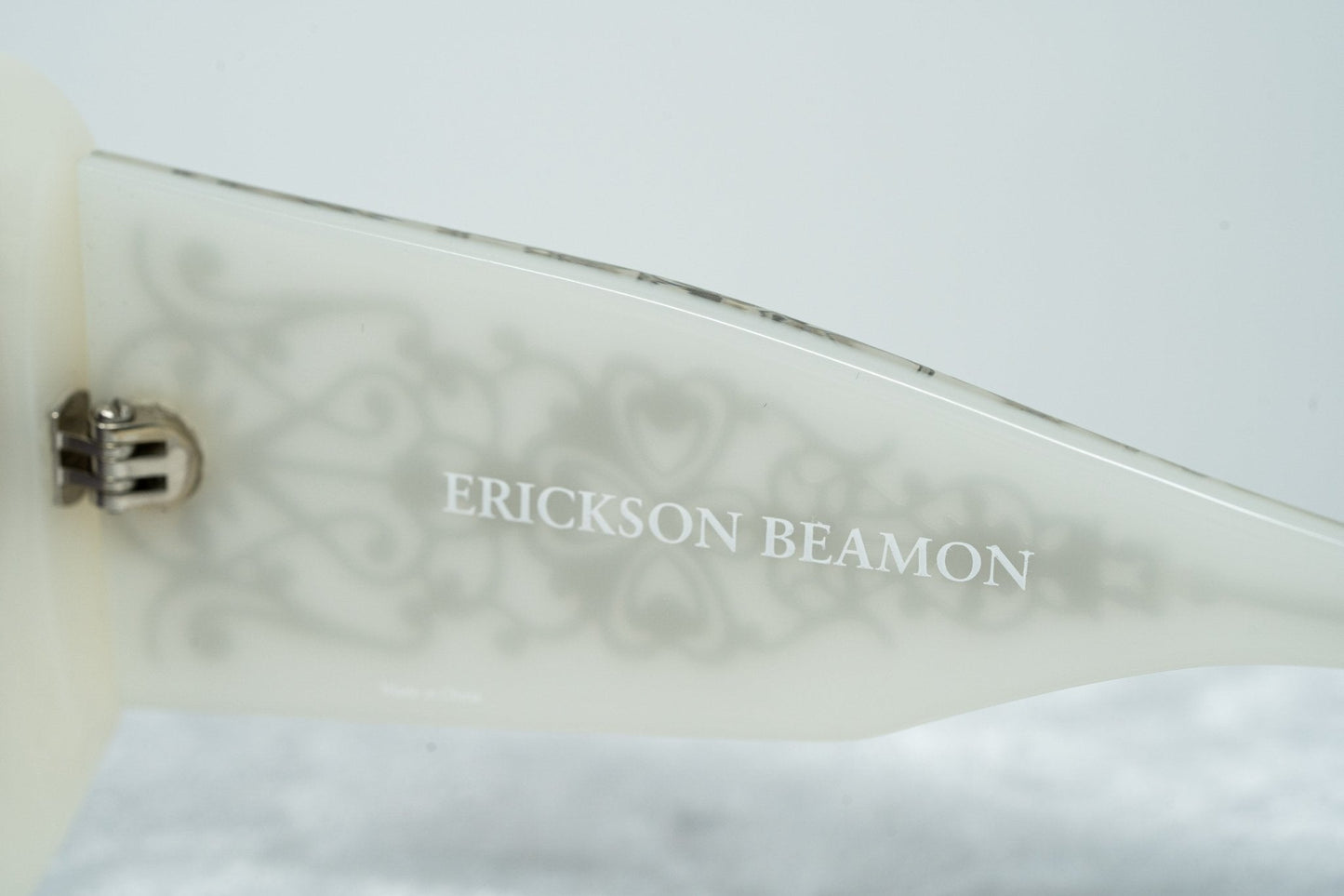 Erickson Beamon Sunglasses Oversized Silver and Grey