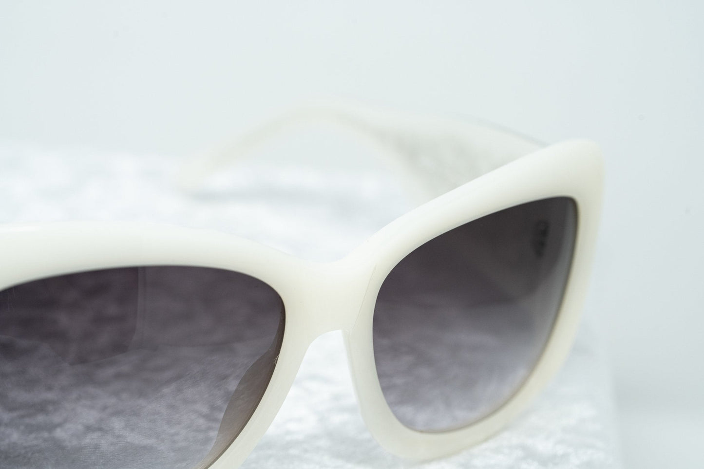 Erickson Beamon Sunglasses Oversized Silver and Grey