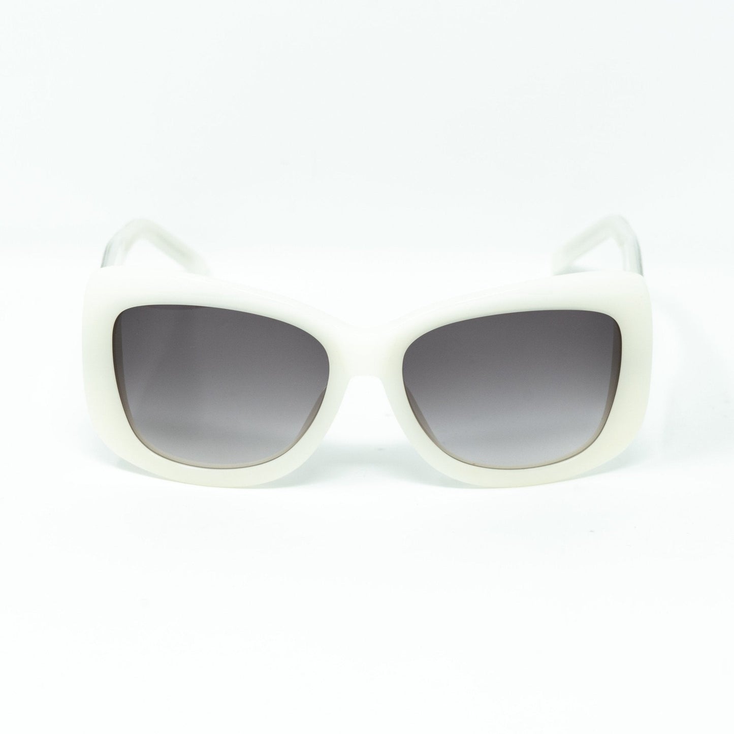 Erickson Beamon Sunglasses Oversized Silver and Grey
