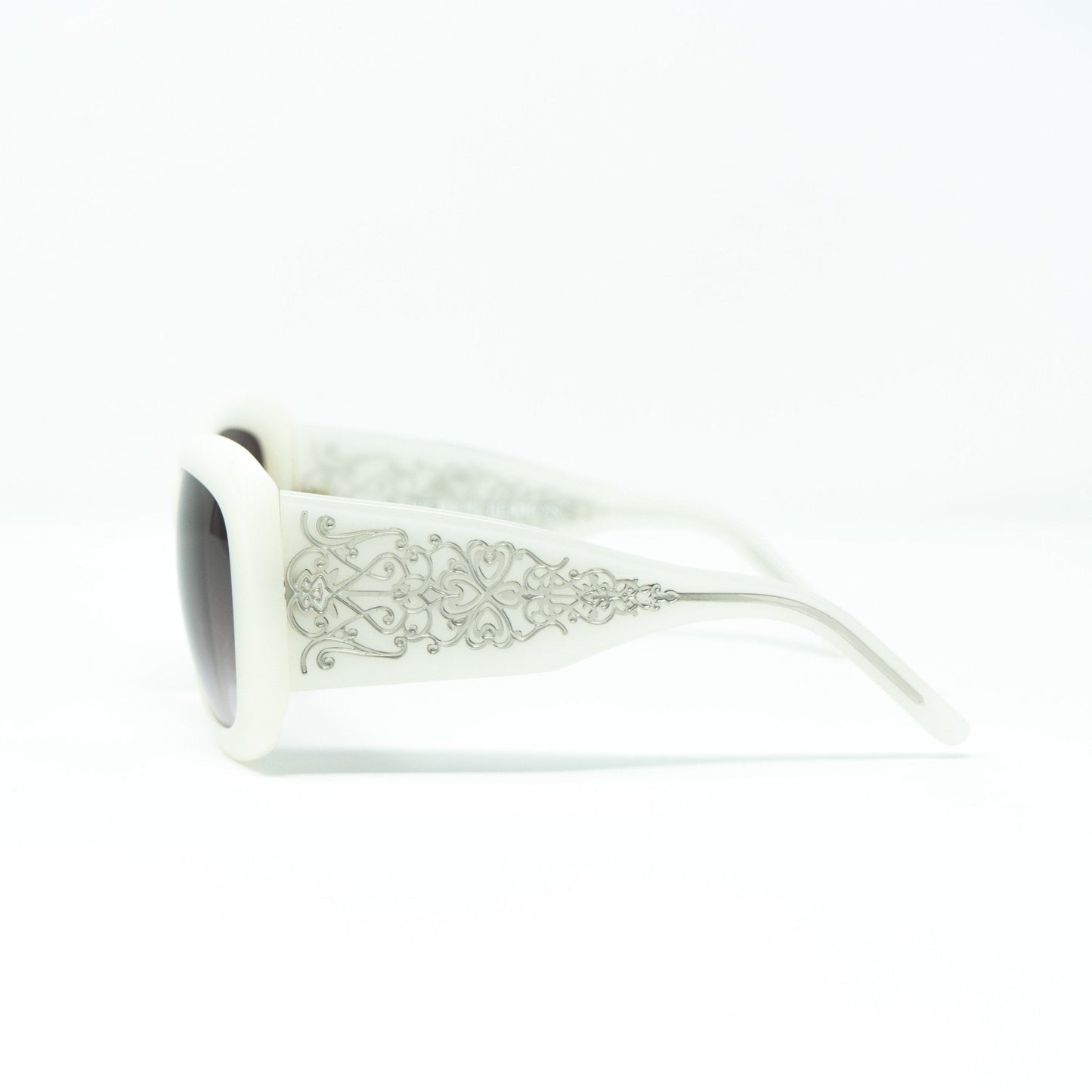 Erickson Beamon Sunglasses Oversized Silver and Grey