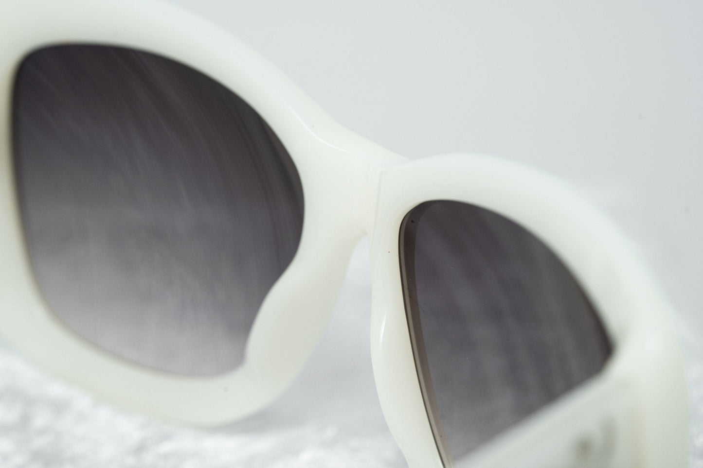 Erickson Beamon Sunglasses Oversized Silver and Grey
