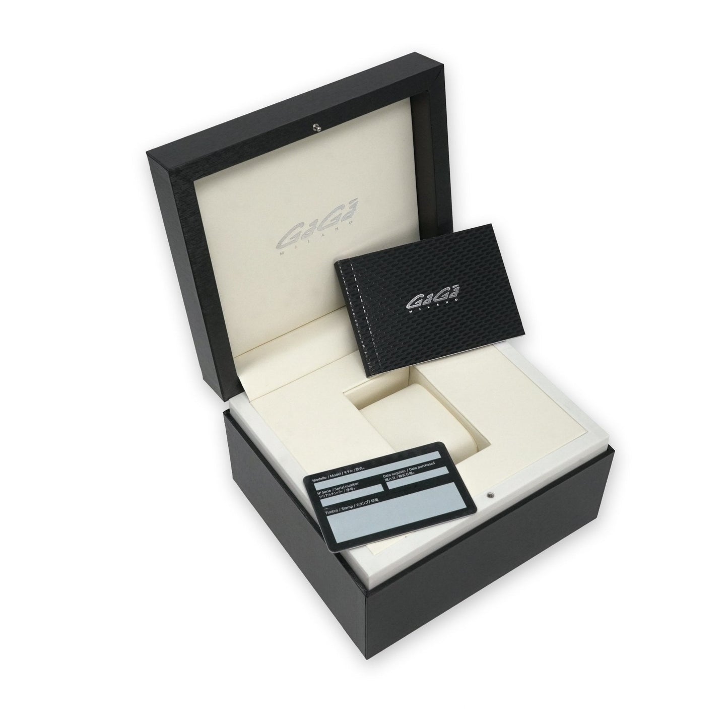 Gaga Milano Watch Frame_One Black PVD 7052.02