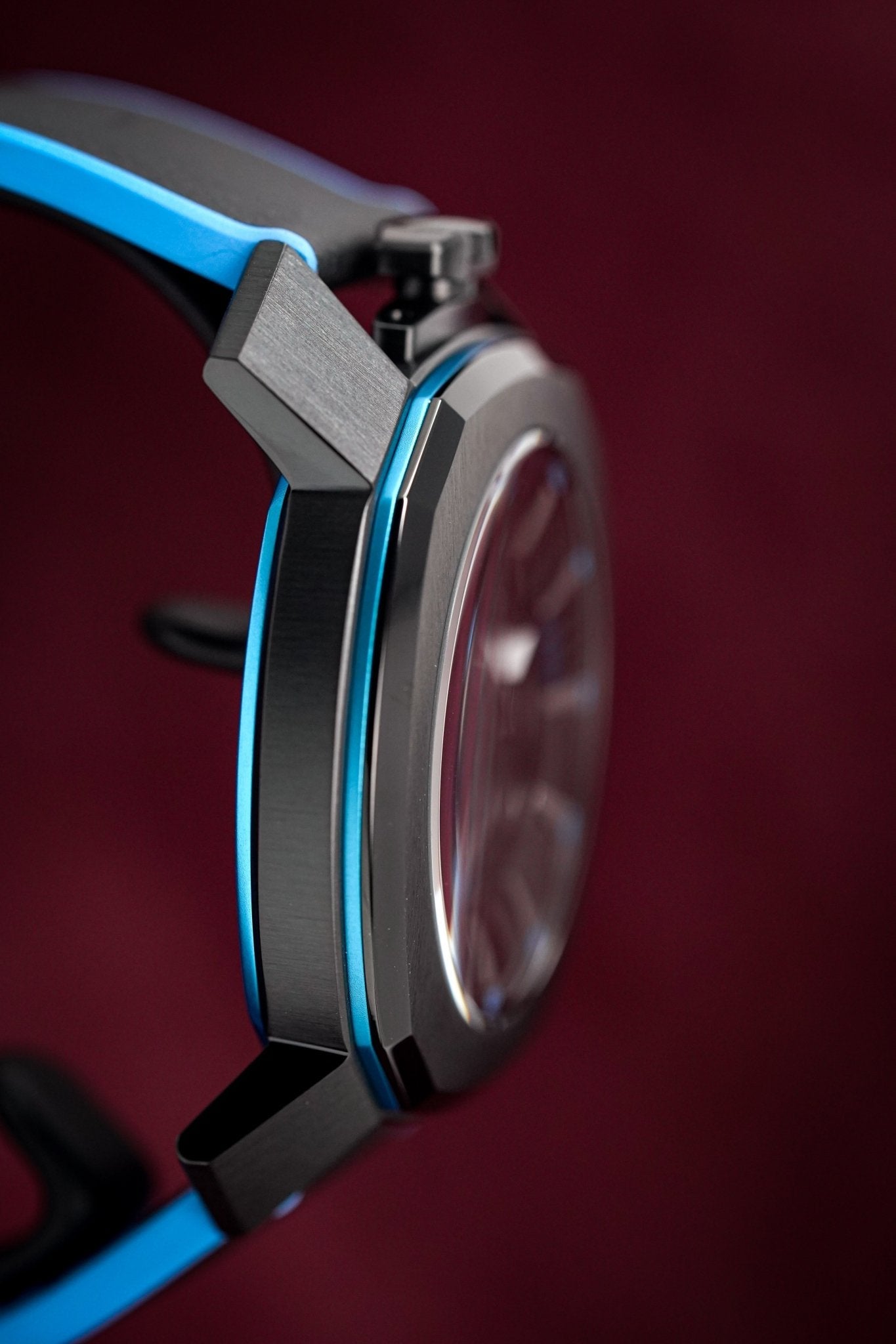 Gaga Milano Watch Frame_One Black PVD 7052.02