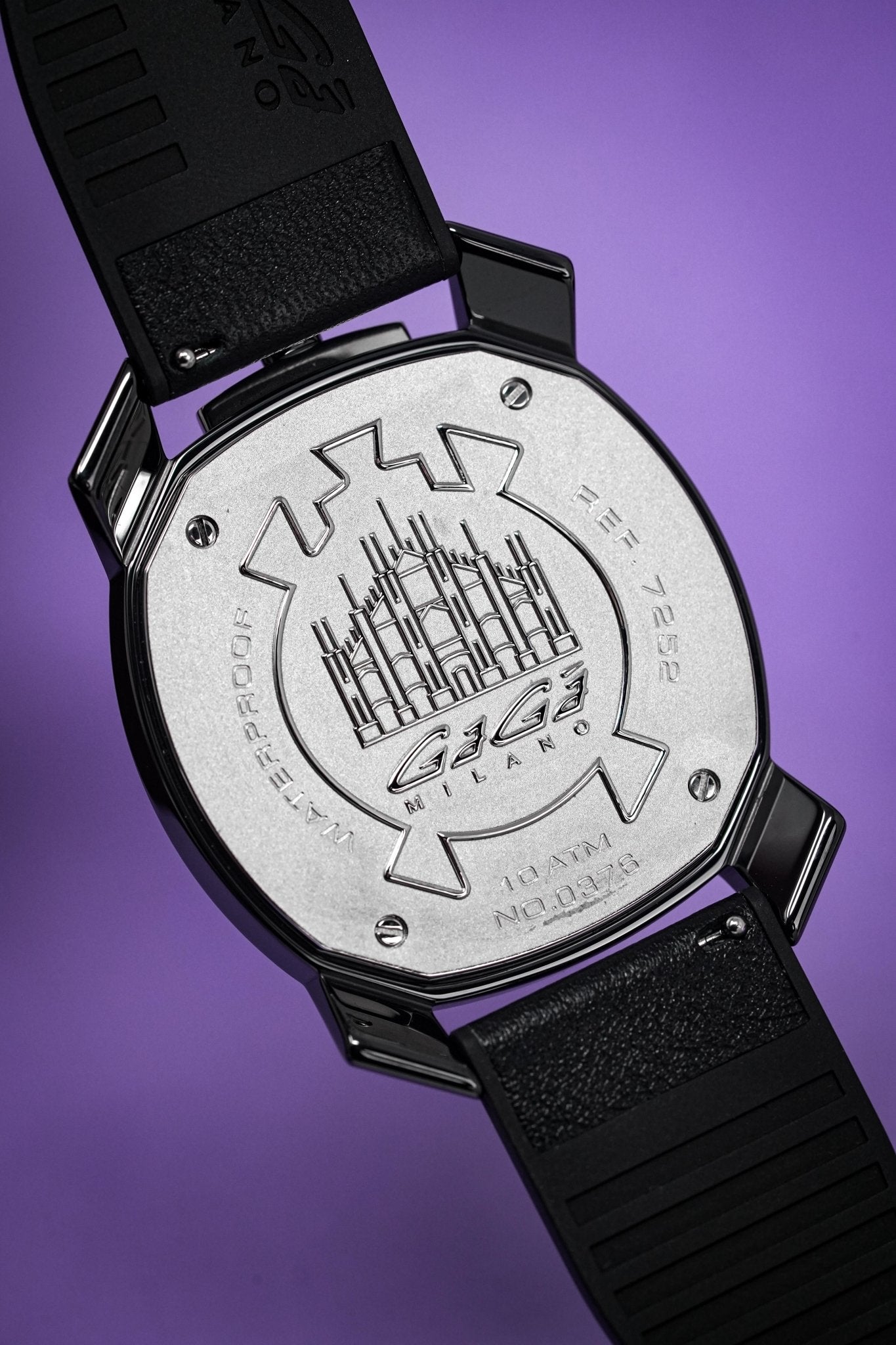 Gaga Milano Watch Frame_One Black Ceramic 7252.01