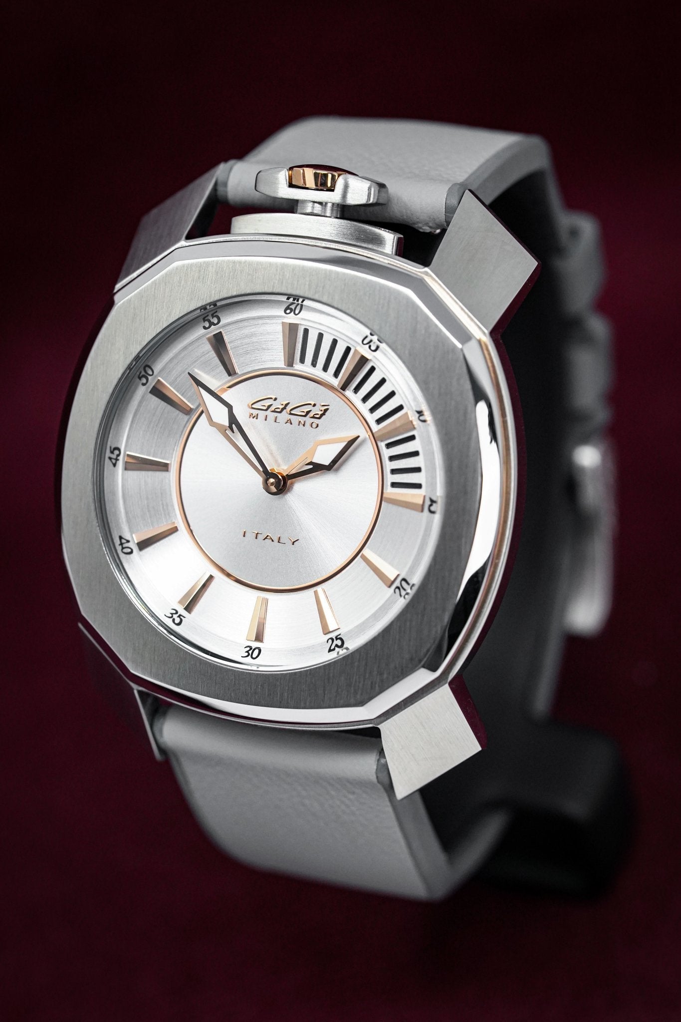 Gaga Milano Watch Frame_One Silver 7050.01