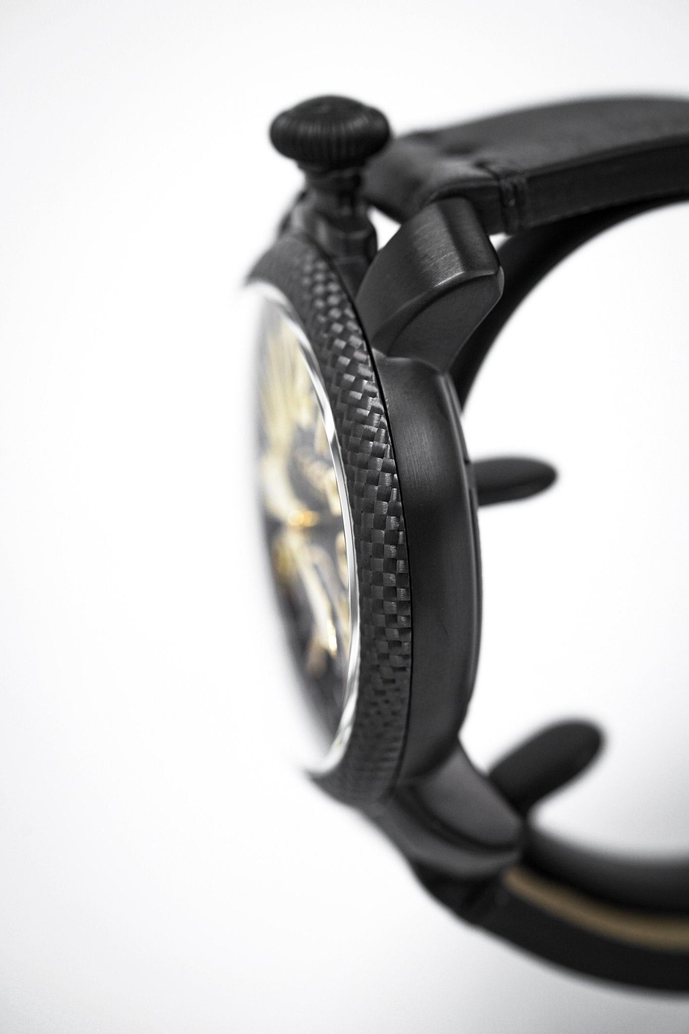 Gagà Milano Watch Manuale 48mm Special Edition Yellow Carbon