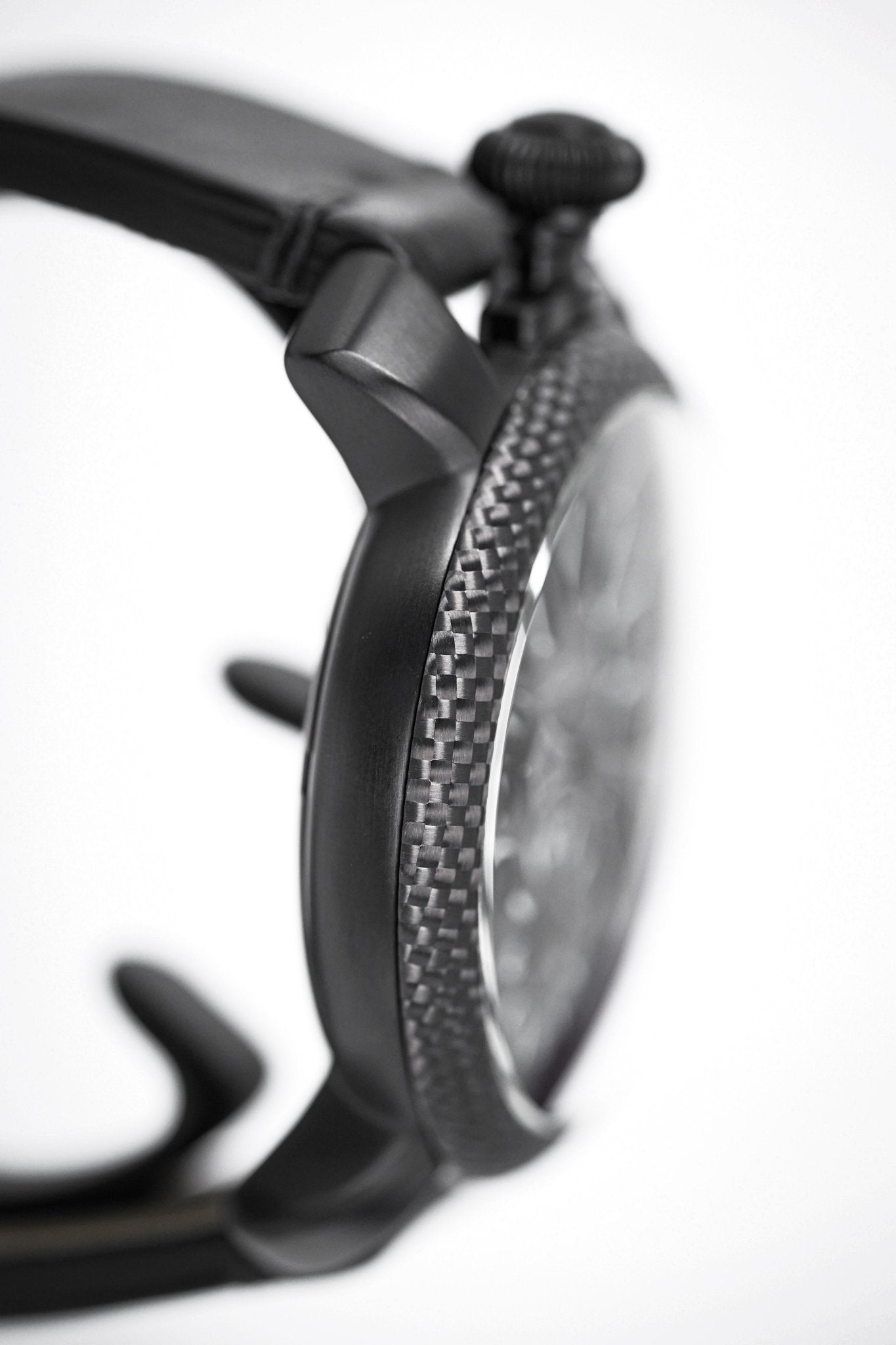 Gagà Milano Watch Manuale 48mm Special Edition Black Carbon