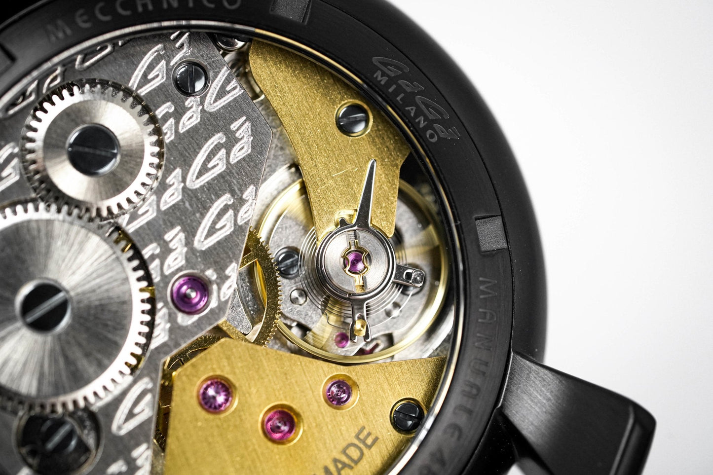 Gagà Milano Watch Manuale 48mm Special Edition Yellow Carbon