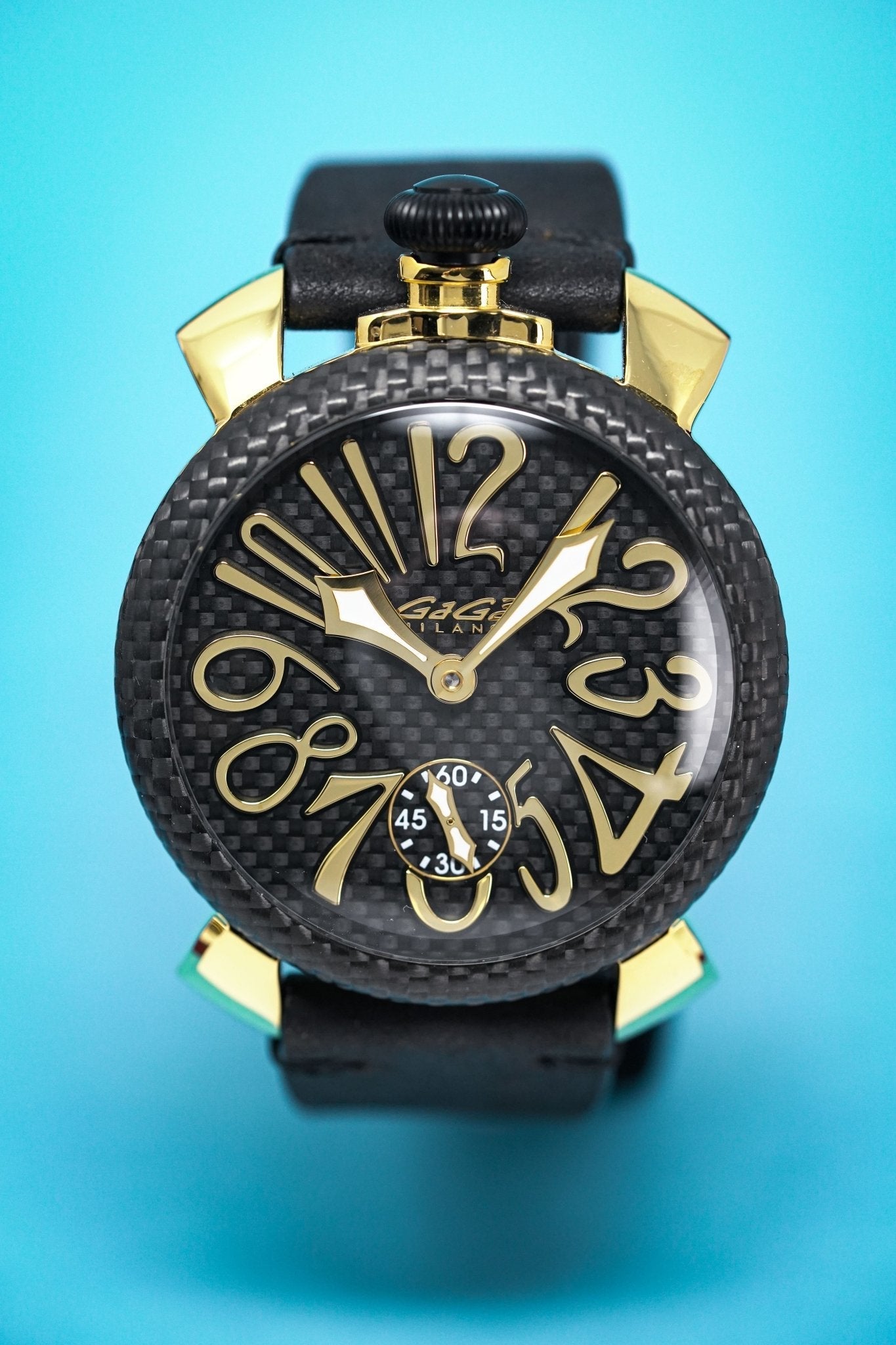 Gagà Milano Watch Manuale 48mm Special Edition Carbon